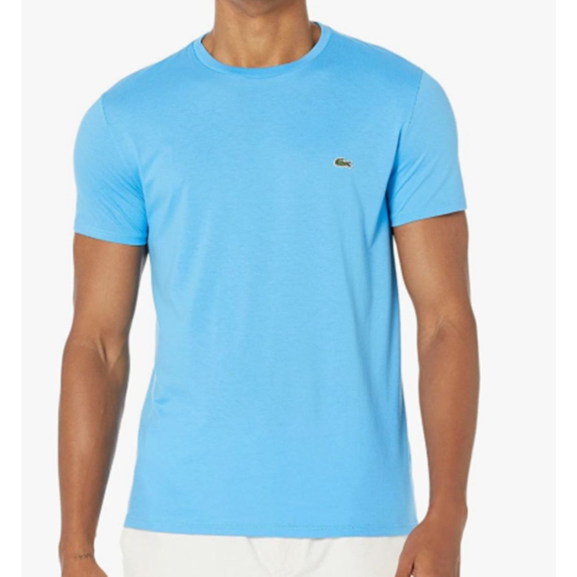 Lacoste Men's Crew Neck Pima Cotton Jersey T-Shirt Blue XL