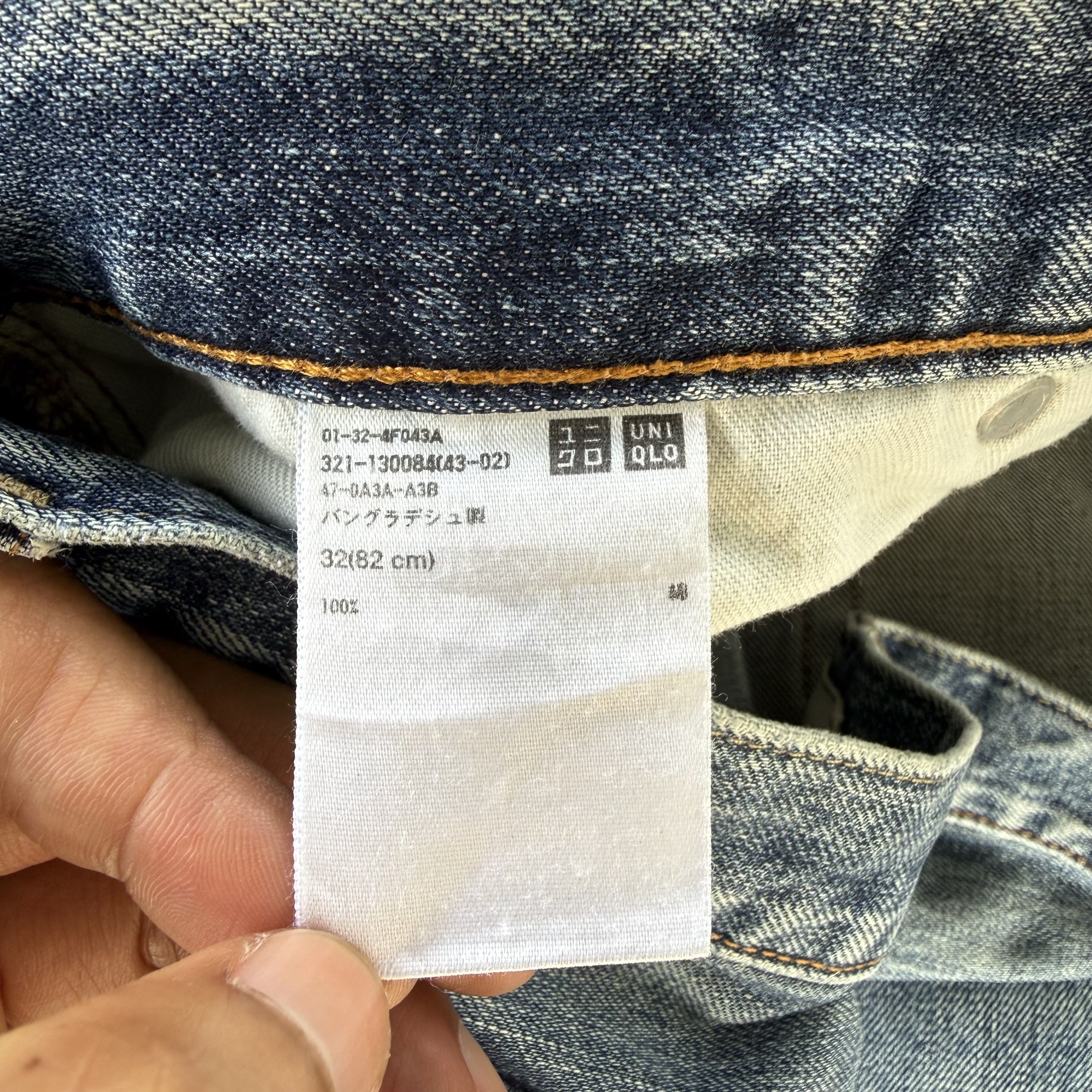 Japanese Brand Vintage Japanese Selvedge Denim Faded Ripped Jean W33x30 Size US 32 / EU 48 - 12 Thumbnail