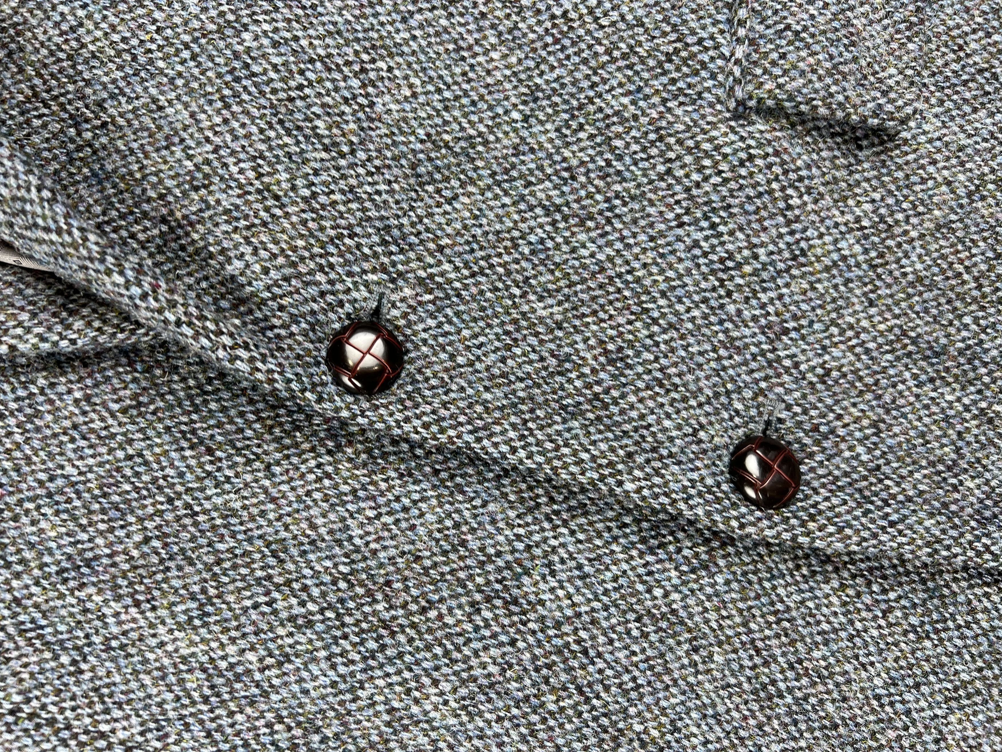 Harris Tweed × Vintage Vintage Harris Tweed Wool Blazer S Size 42S - 3 Thumbnail