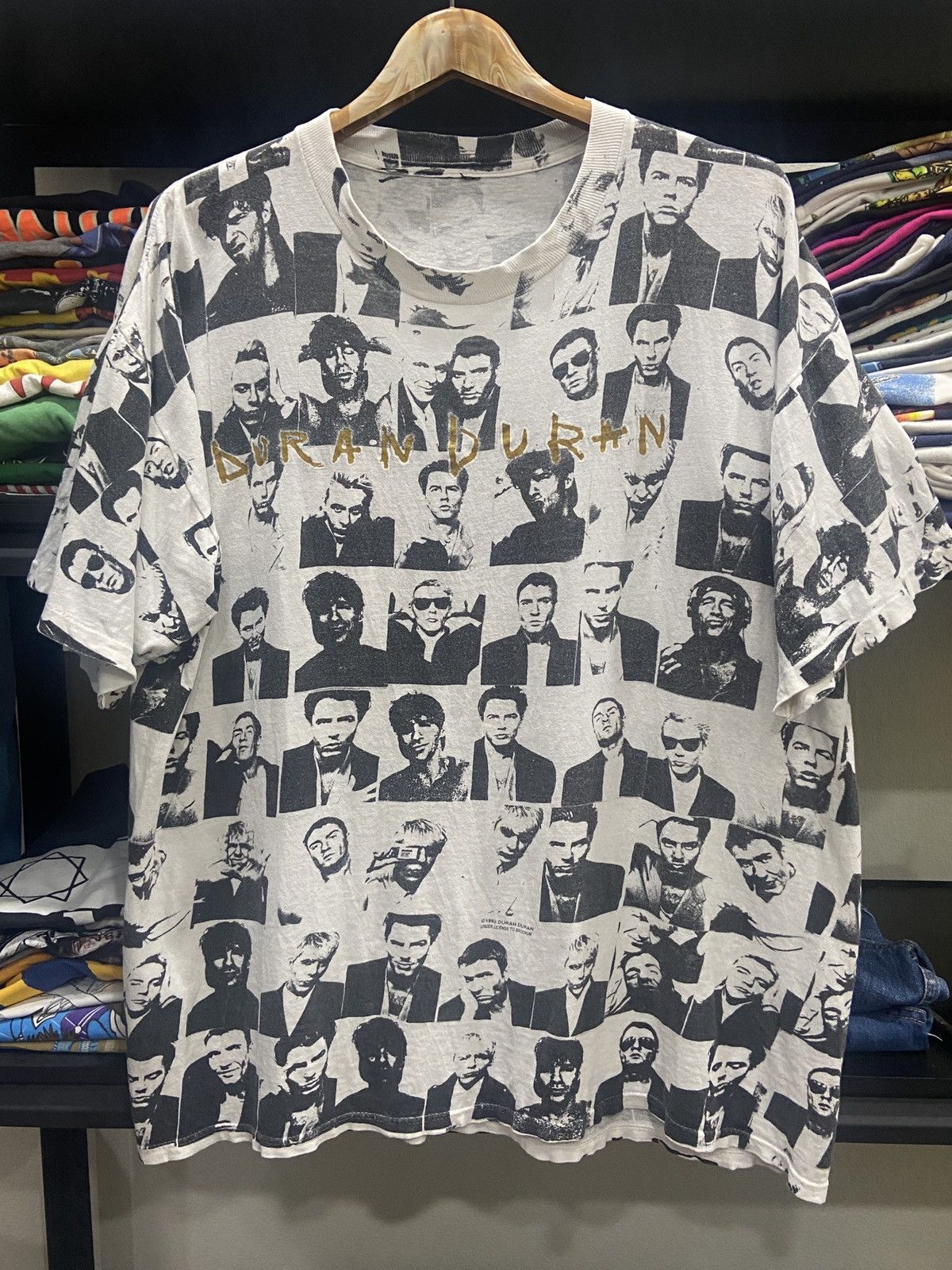 Band Tees × Vintage Vintage 1993s DURAN DURAN OVP Band rock TOUR Brockum T-SHIRT Size US XL / EU 56 / 4 - 1 Thumbnail