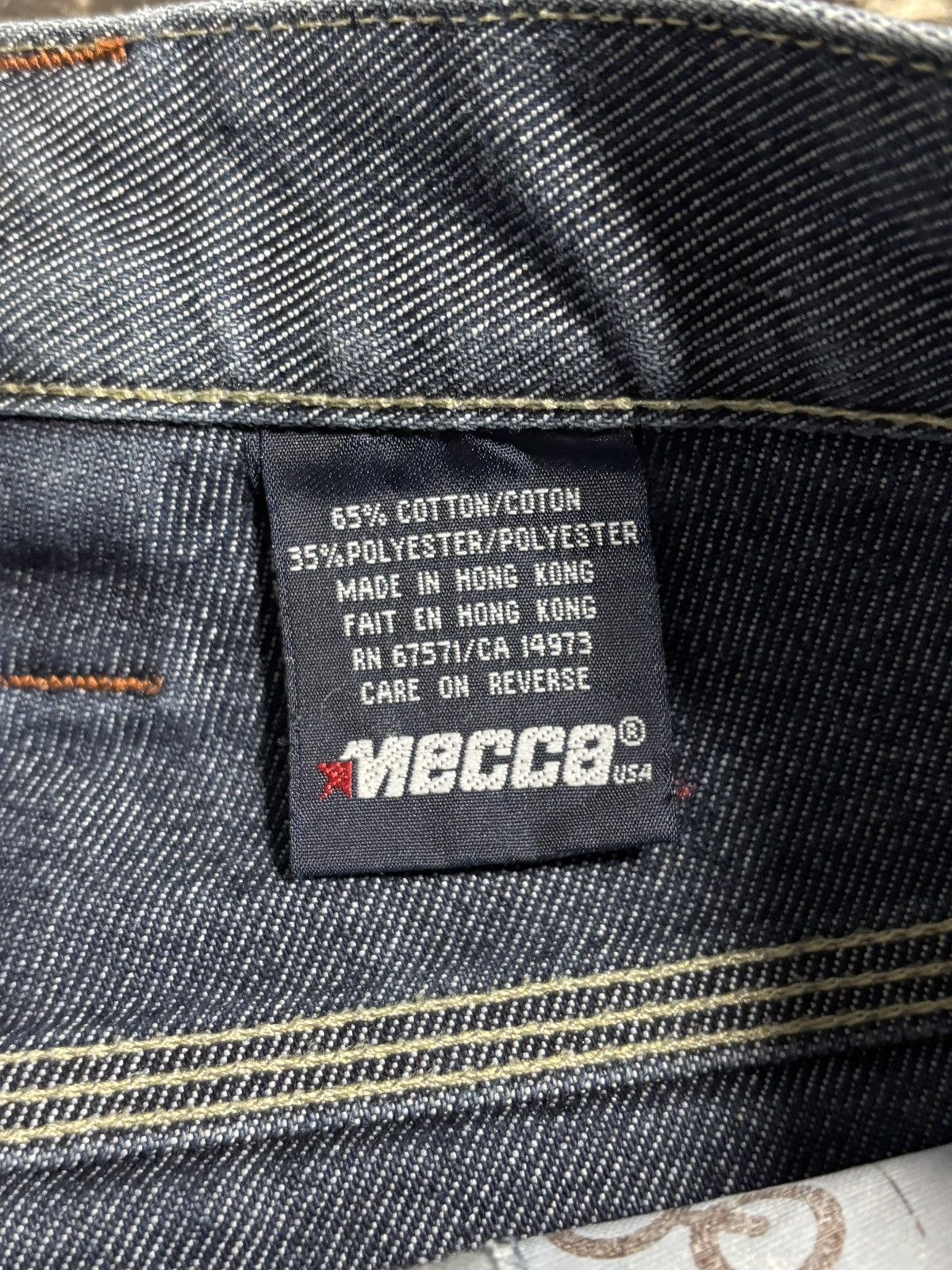 Mecca Vintage Mecca Jeans Double Knee Dark Wash Carpenter Pocket Size US 30 / EU 46 - 11 Thumbnail