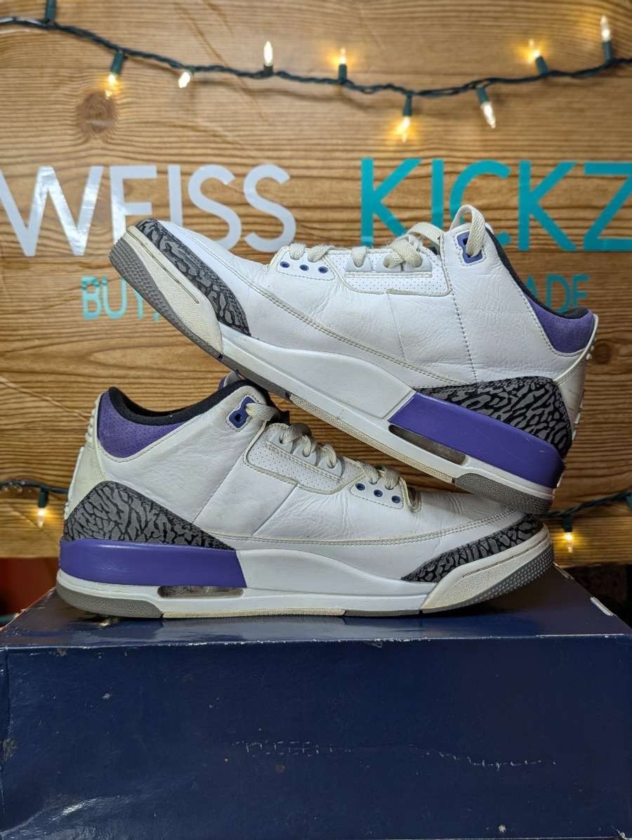 Jordan Brand Jordan 3 dark iris Size US 12 / EU 45 - 2 Thumbnail