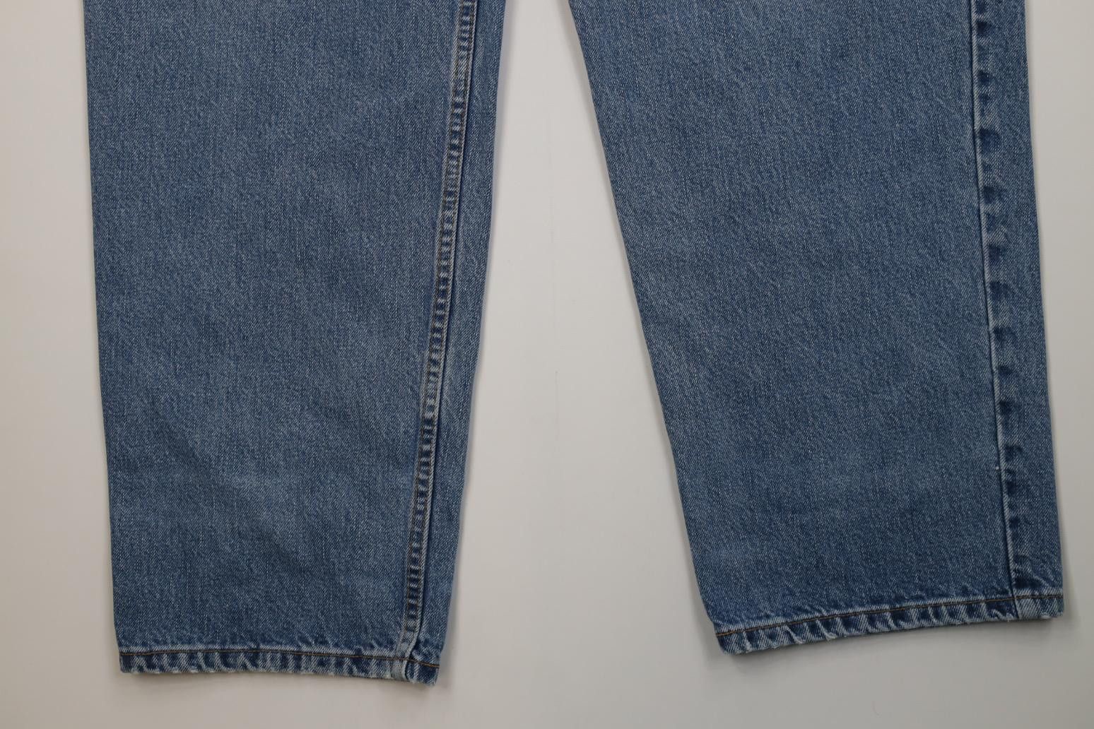Levi's Vintage 90s Levis 550 Relaxed Fit Denim Jeans Blue Size US 42 / EU 58 - 4 Thumbnail