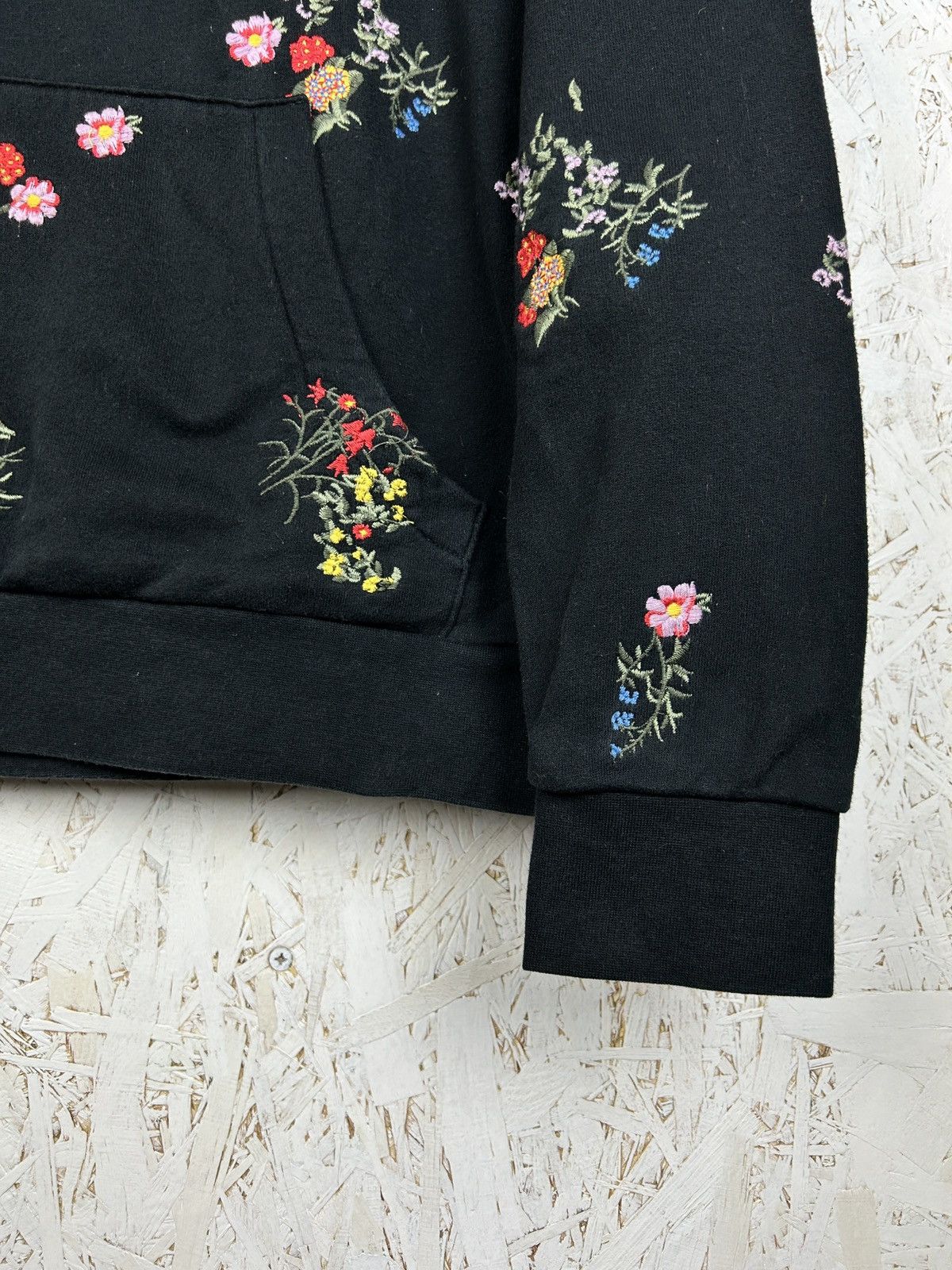 Erdem Erdem x H&M FW17 Floral Flower Embroidery Hoodie Black S Size US S / EU 44-46 / 1 - 3 Thumbnail