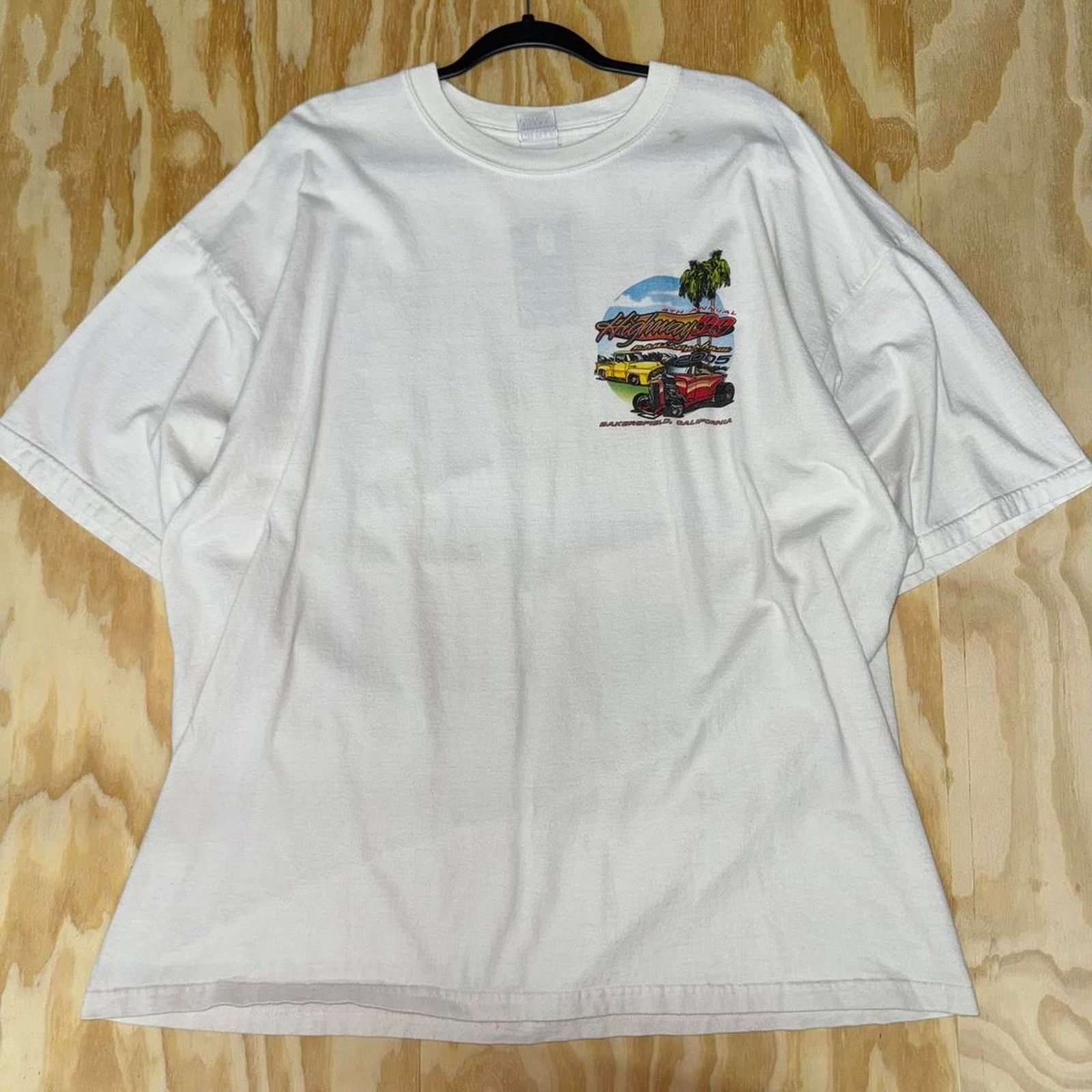 Vintage Vintage y2k highway 99 cruising show hot rod 2000s t-shirt Size US XXL / EU 58 / 5 - 2 Thumbnail