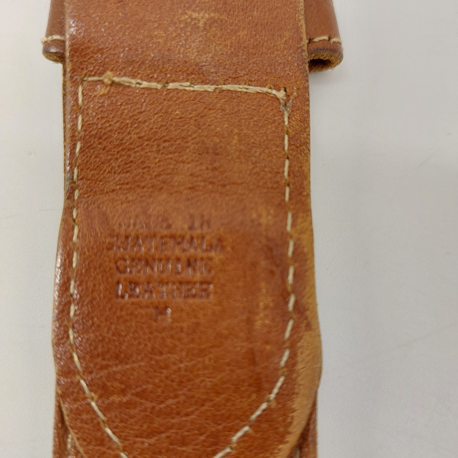 Vintage Women's Hand Woven Guatemalan Leather Belt Size Medium Size ONE SIZE - 10 Thumbnail
