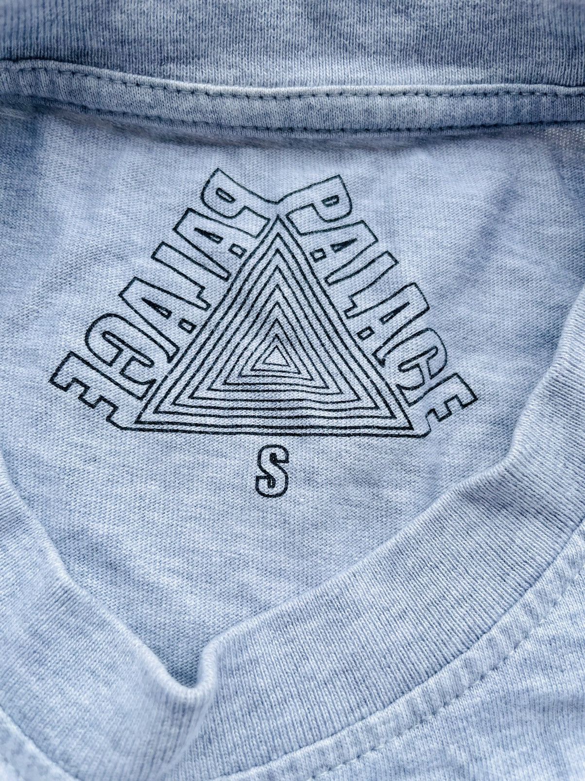 Palace Palace Wise Up Grey Tee Shirt Size S Size US S / EU 44-46 / 1 - 3 Thumbnail