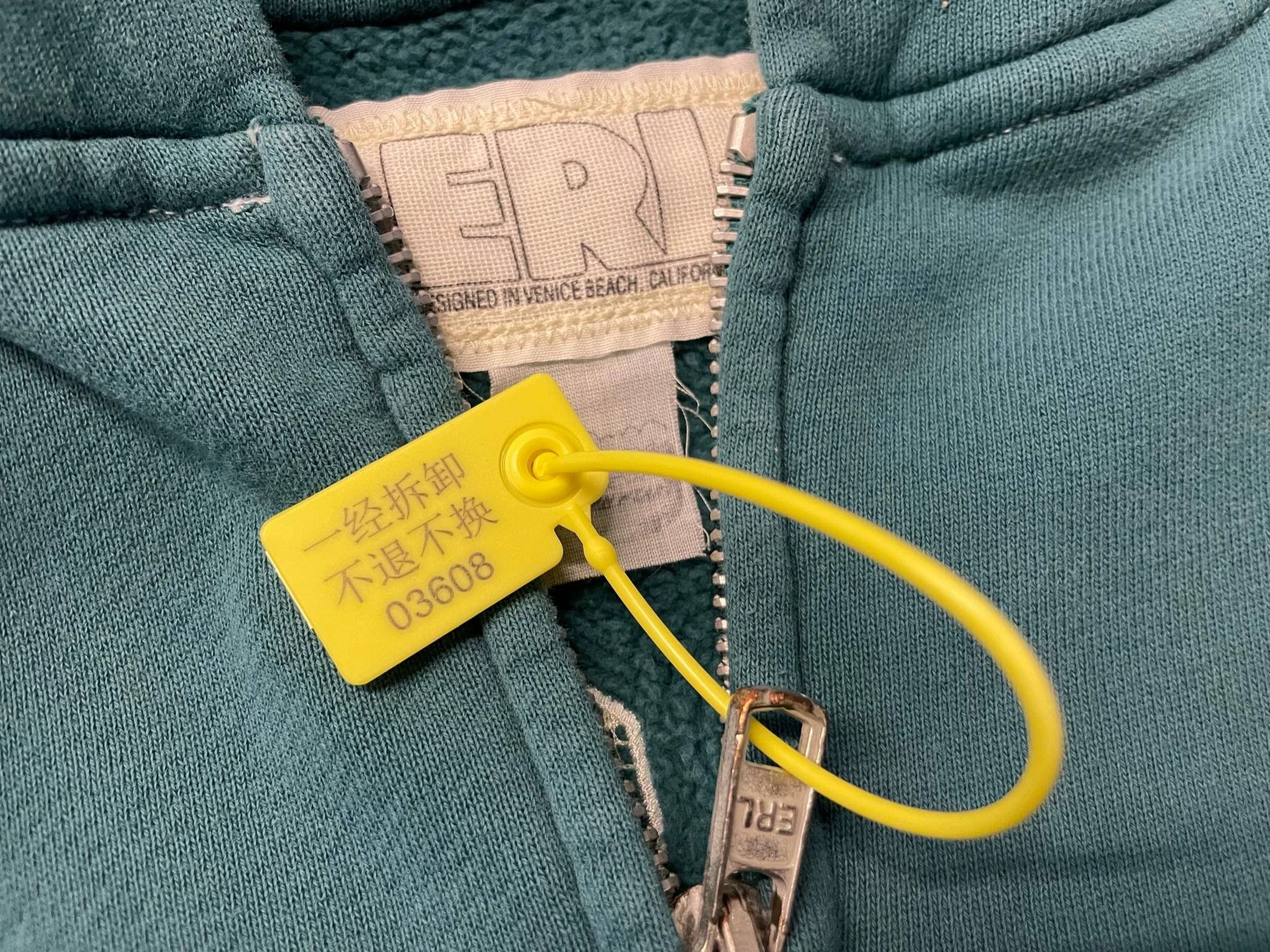 ERL ERL 25FW California Logo Patch Zip Hoodie Size US L / EU 52-54 / 3 - 6 Thumbnail