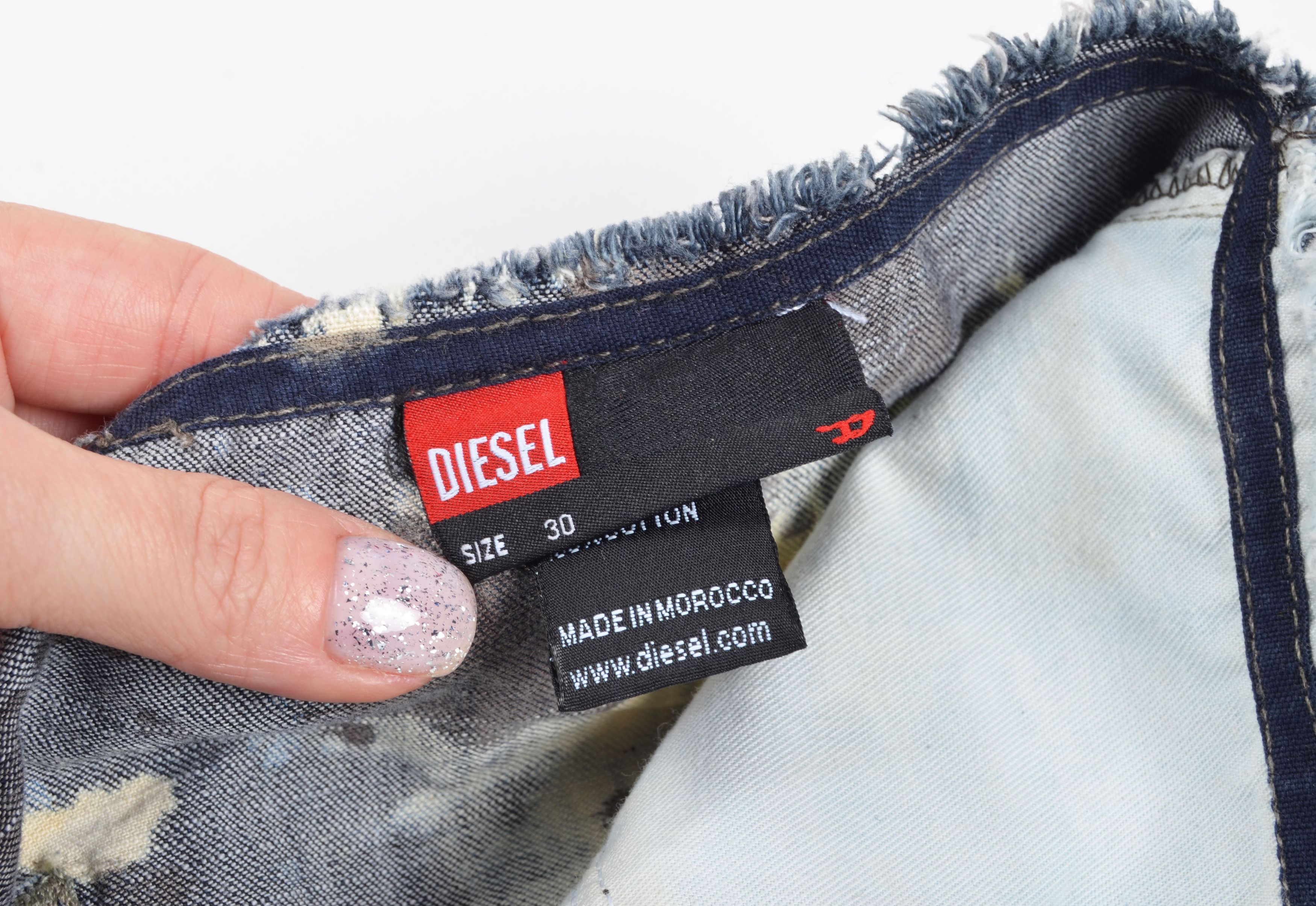 Diesel Vintage Diesel Red Tab Y2K Grunge Tie Dye Asymmetrical Skirt Size 30" / US 8 / IT 44 - 6 Thumbnail