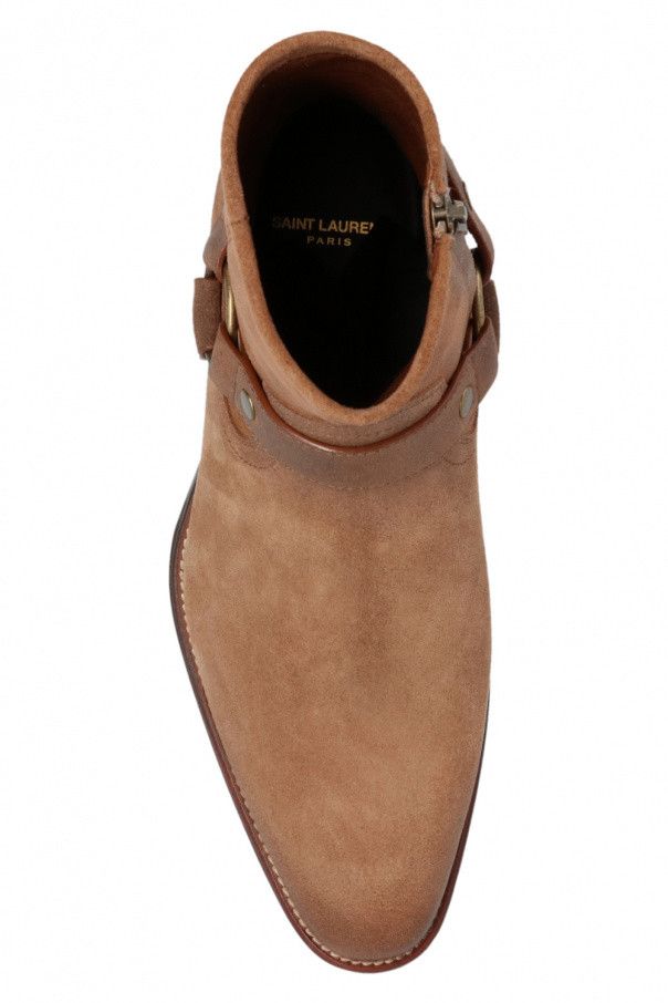 Saint Laurent Paris o1s1wg111224 Wyatt Harness Boots in Brown Size US 10 / EU 43 - 6 Thumbnail