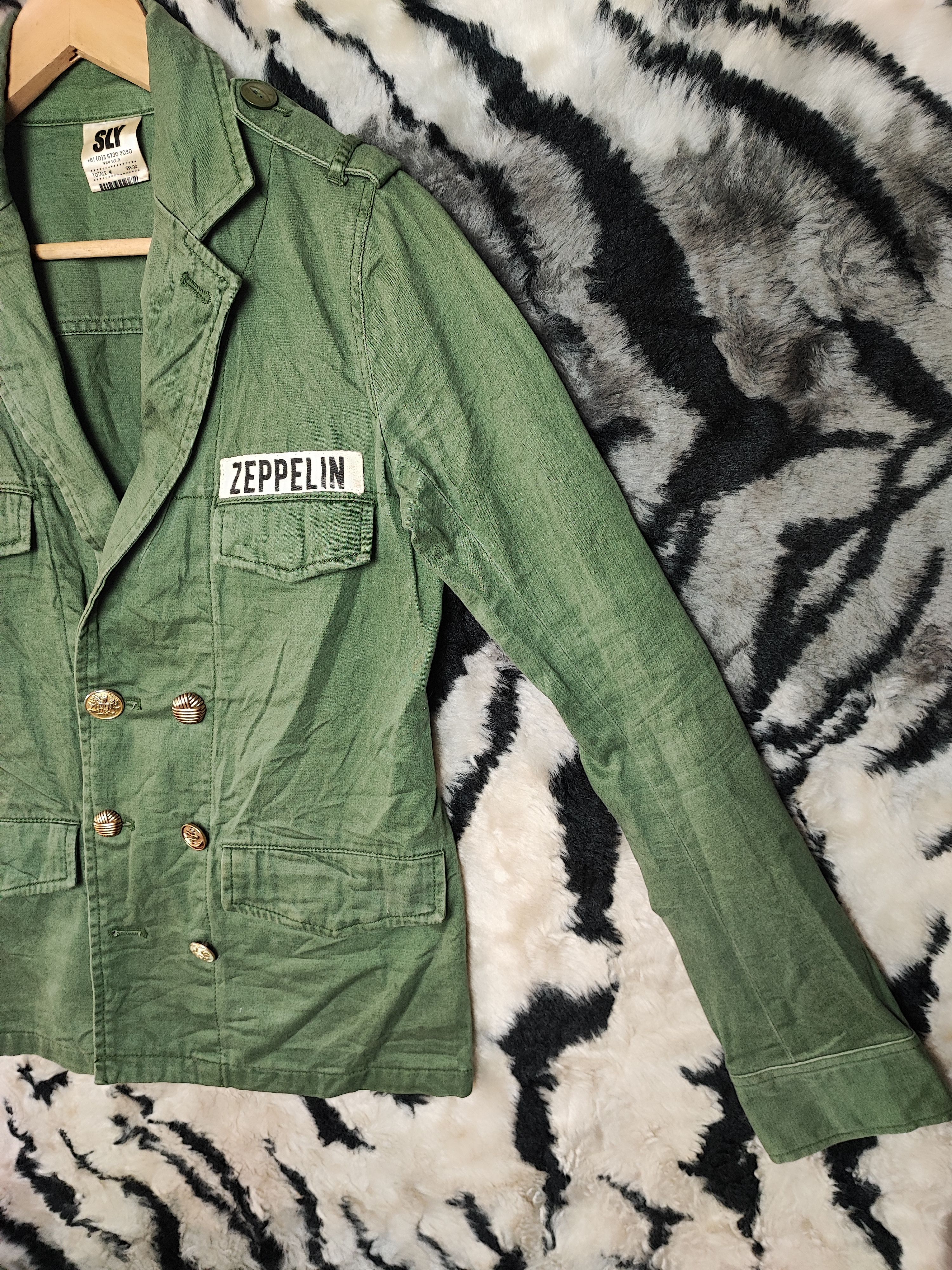 SLY SLY ZEPPELIN ARMY CHORE DENIM STYLE JAPAN Size US S / EU 44-46 / 1 - 4 Thumbnail