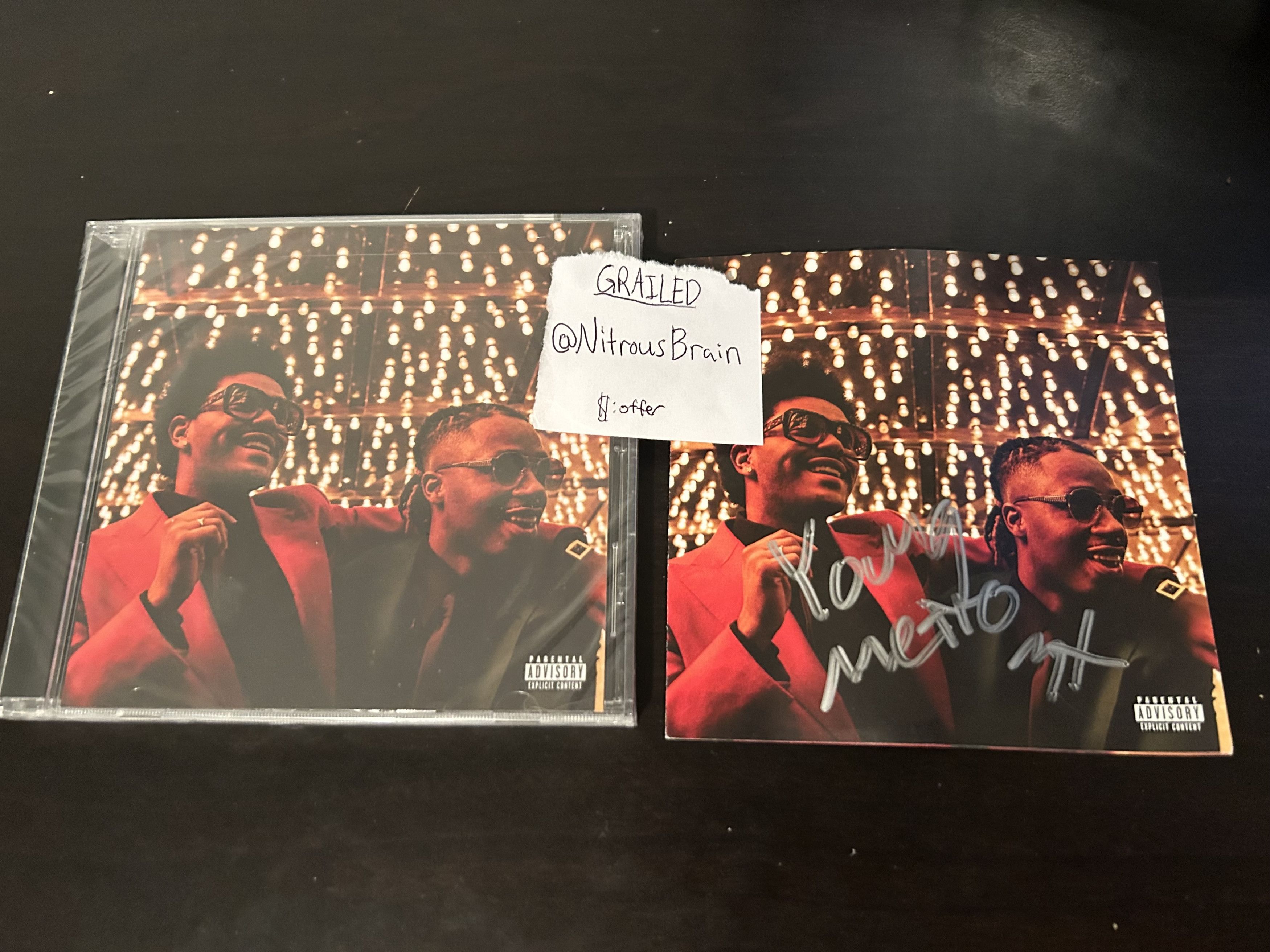 MLB Metro Boomin Autograph - The Weeknd After Hours Album Size ONE SIZE - 1 Thumbnail