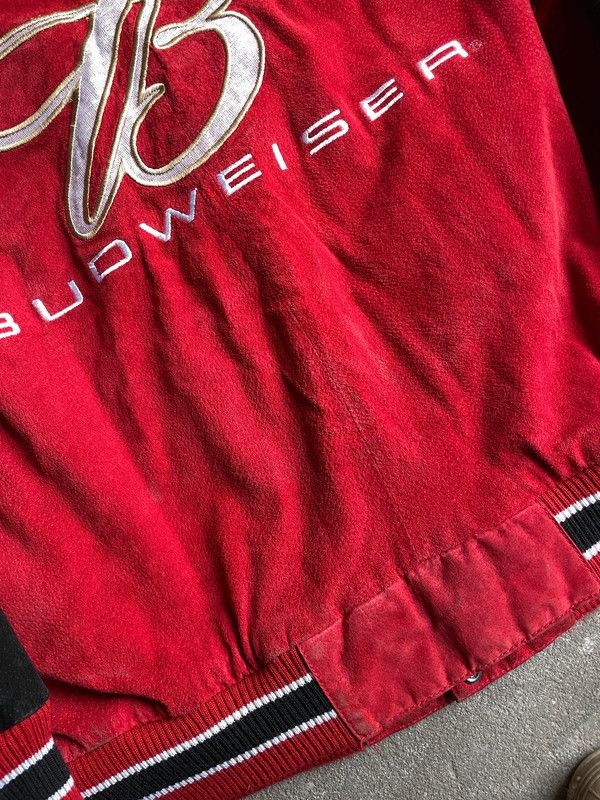 Vintage vintage budweiser varsity jacket snap on nascar racing f1 Size US XXL / EU 58 / 5 - 3 Thumbnail