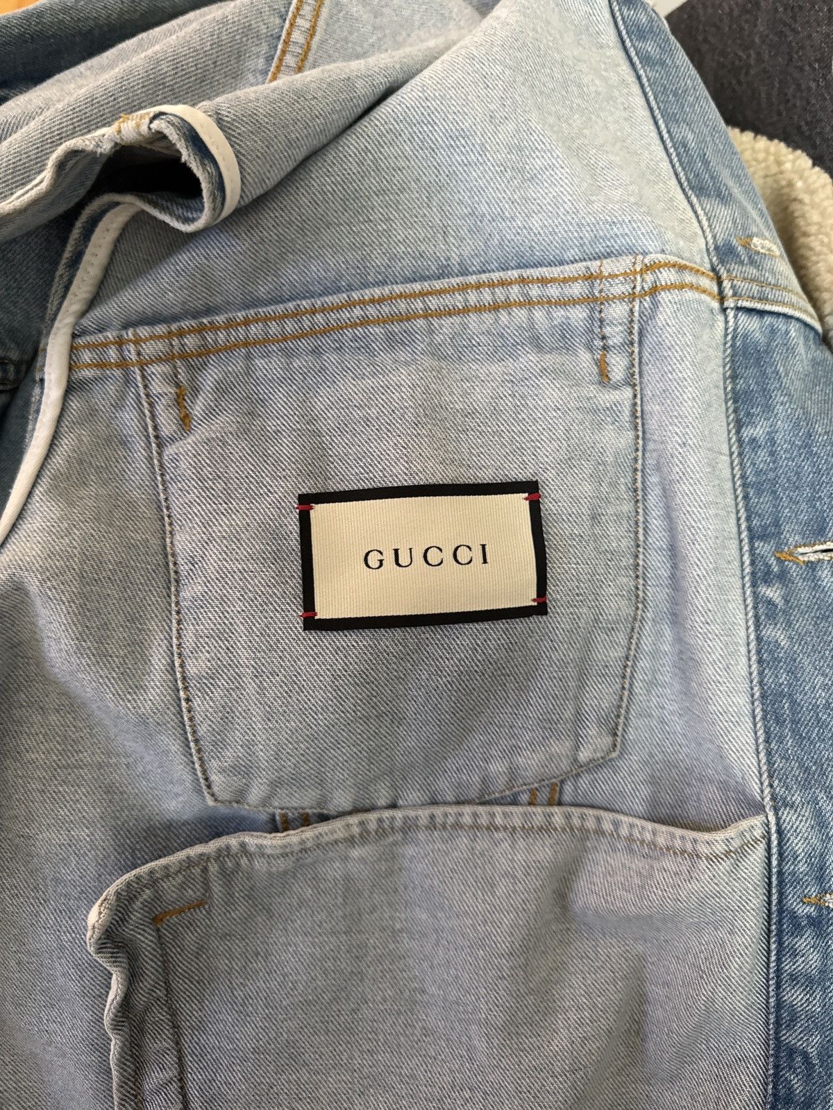 Gucci Gucci Denim Vest Size US L / EU 52-54 / 3 - 6 Thumbnail