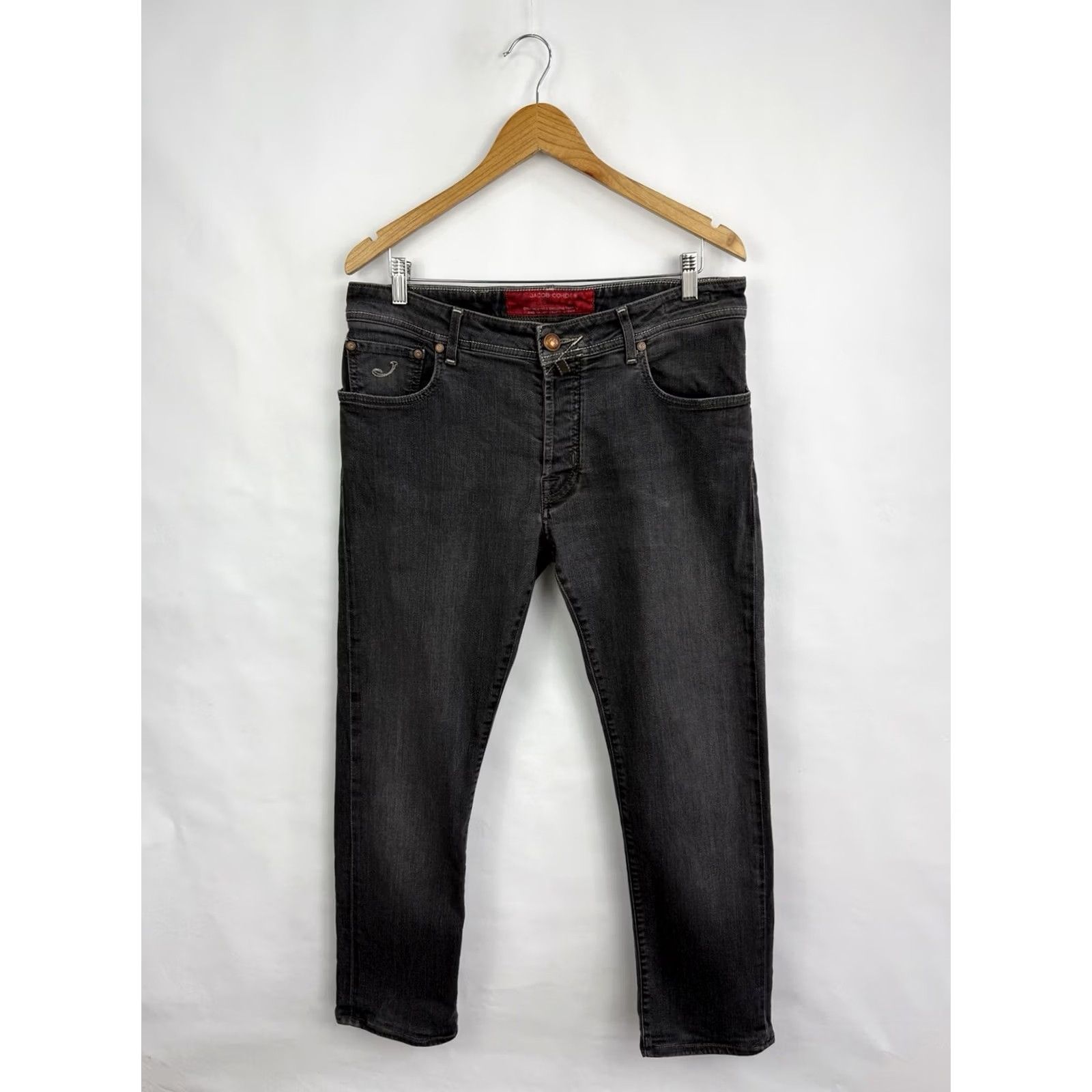 Jacob Cohen Jacob Cohen Luxury Denim Tailored Jeans 688 Made in Italy Size 35 Black Mens Size US 35 - 4 Thumbnail