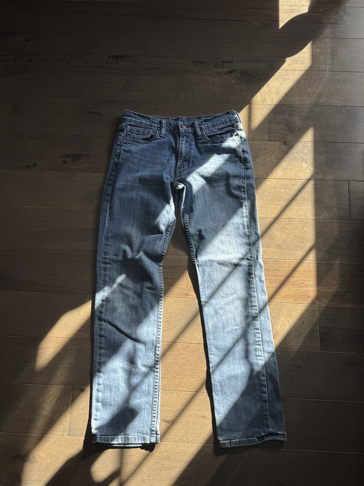 Levi's levis distressed blue jeans 514 Size US 32 / EU 48 - 2 Thumbnail