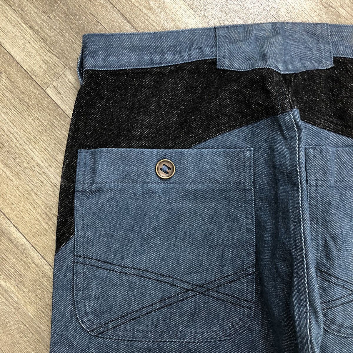 Japanese Brand × atmos Y2K Atmos Denim Nonnova Sednose Baggy Jeans Jnco Style Size US 34 / EU 50 - 9 Thumbnail