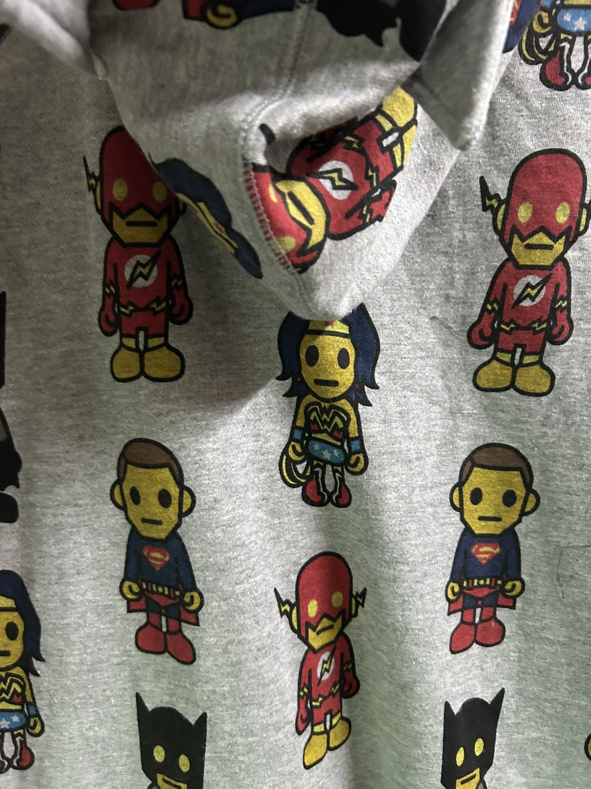 Bape × DC Comics Rare Baby Milo By A Bathing Ape DC Comics All Over Print Size US XL / EU 56 / 4 - 12 Thumbnail