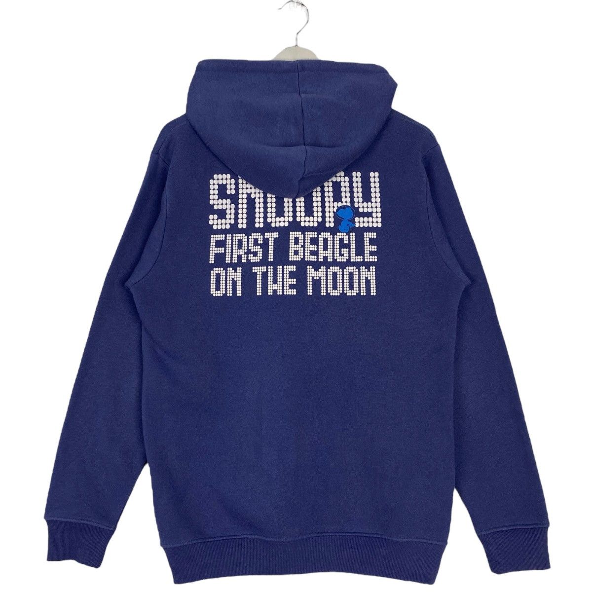 Other Vintage Peanuts Snoopy Printed Hoodie Sweater Navy Blue Size US M / EU 48-50 / 2 - 5 Thumbnail