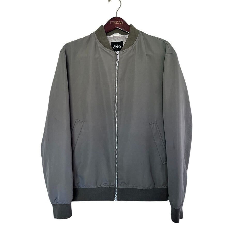 Zara Zara Mens Sz L Technical Bomber Jacket Lightweight Summer St Size US L / EU 52-54 / 3 - 2 Thumbnail