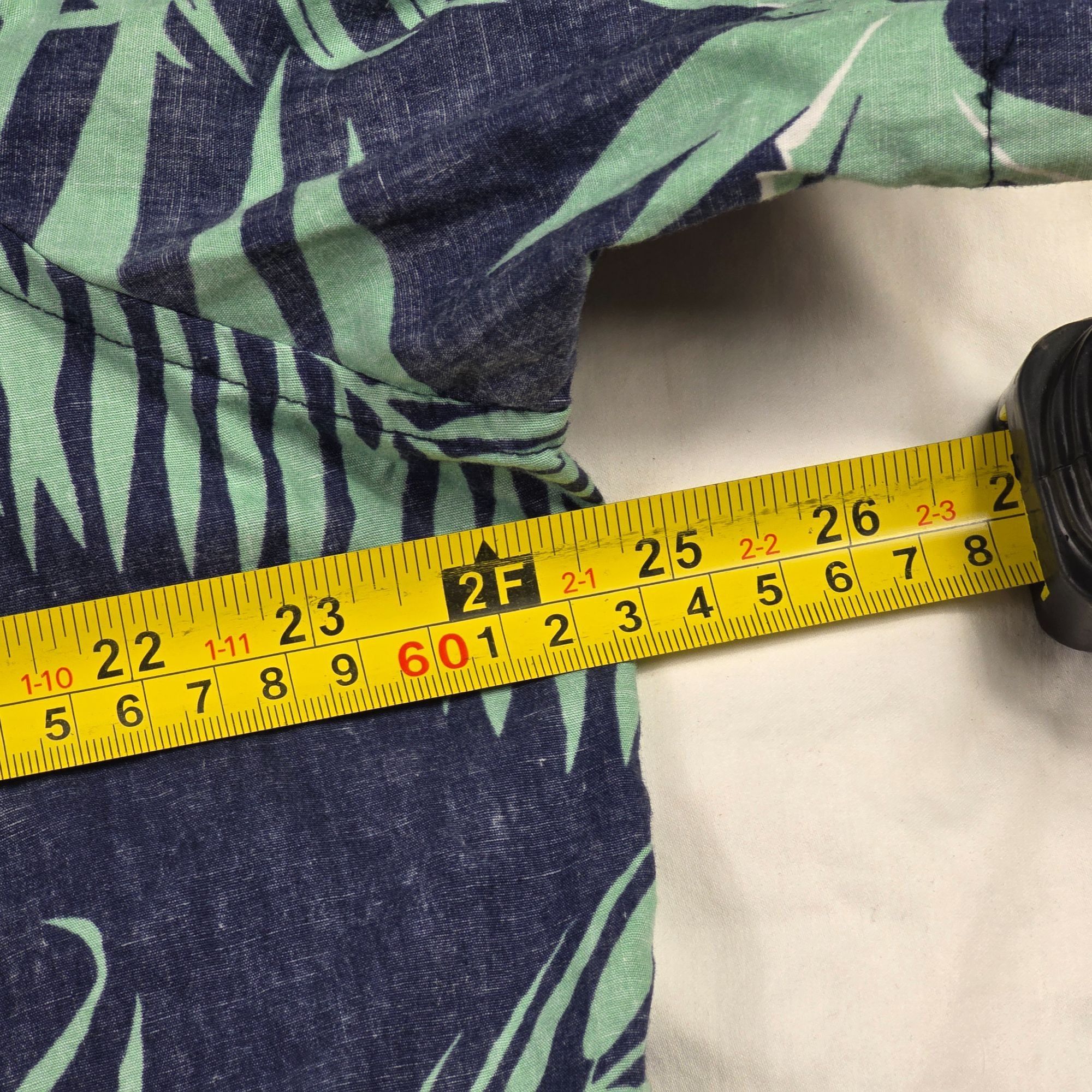 Reyn Spooner Reyn Spooner Mens Size XL Blue Green Tropical Print Short Sl Size US XL / EU 56 / 4 - 7 Thumbnail