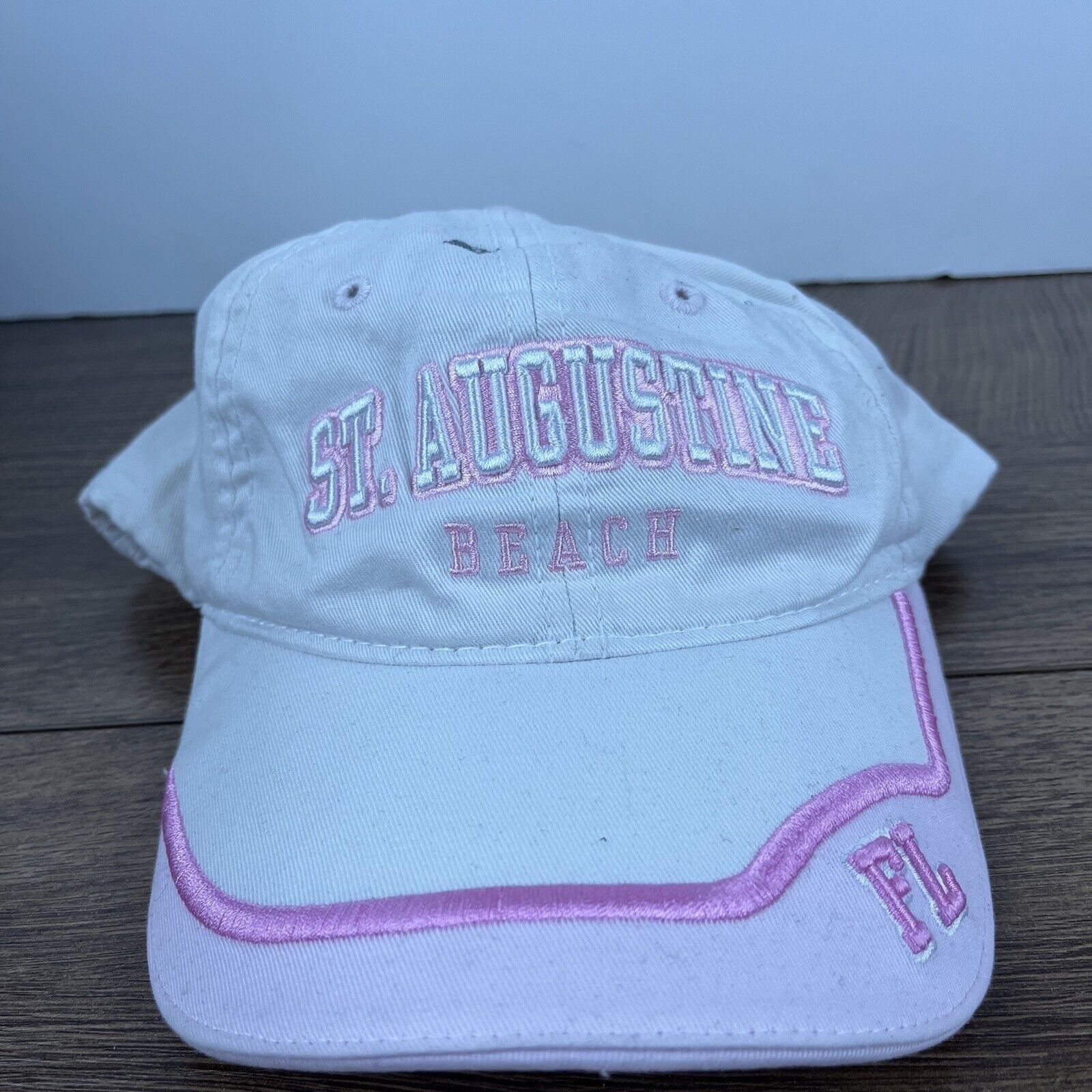 Other St. Augustine Florida Hat St Augustine White Hat Adjustable Size ONE SIZE - 1 Thumbnail