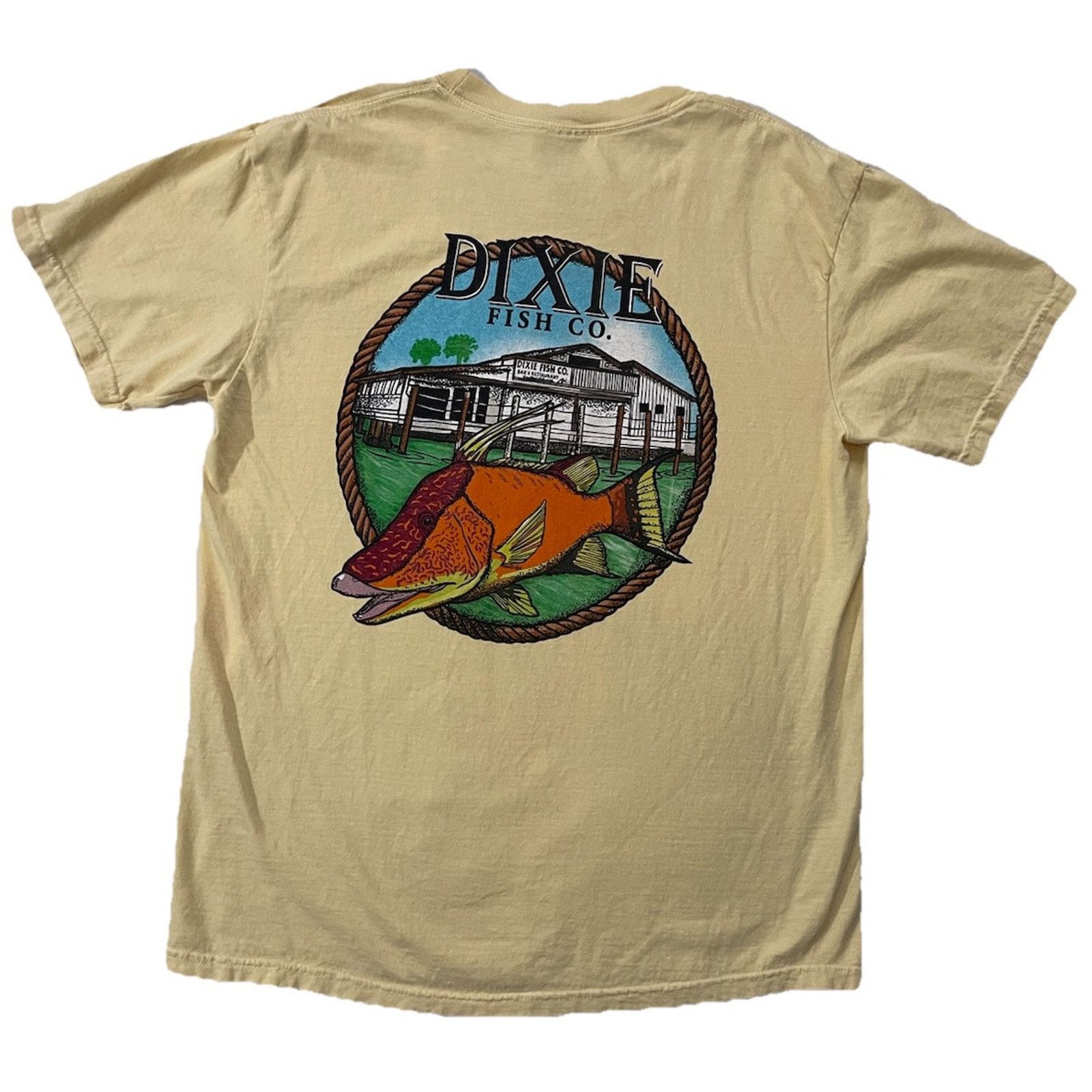 Next Level Rare Dixie Fish Co. T shirt Next Level Apparel Size L Size L / US 10 / IT 46 - 1 Thumbnail