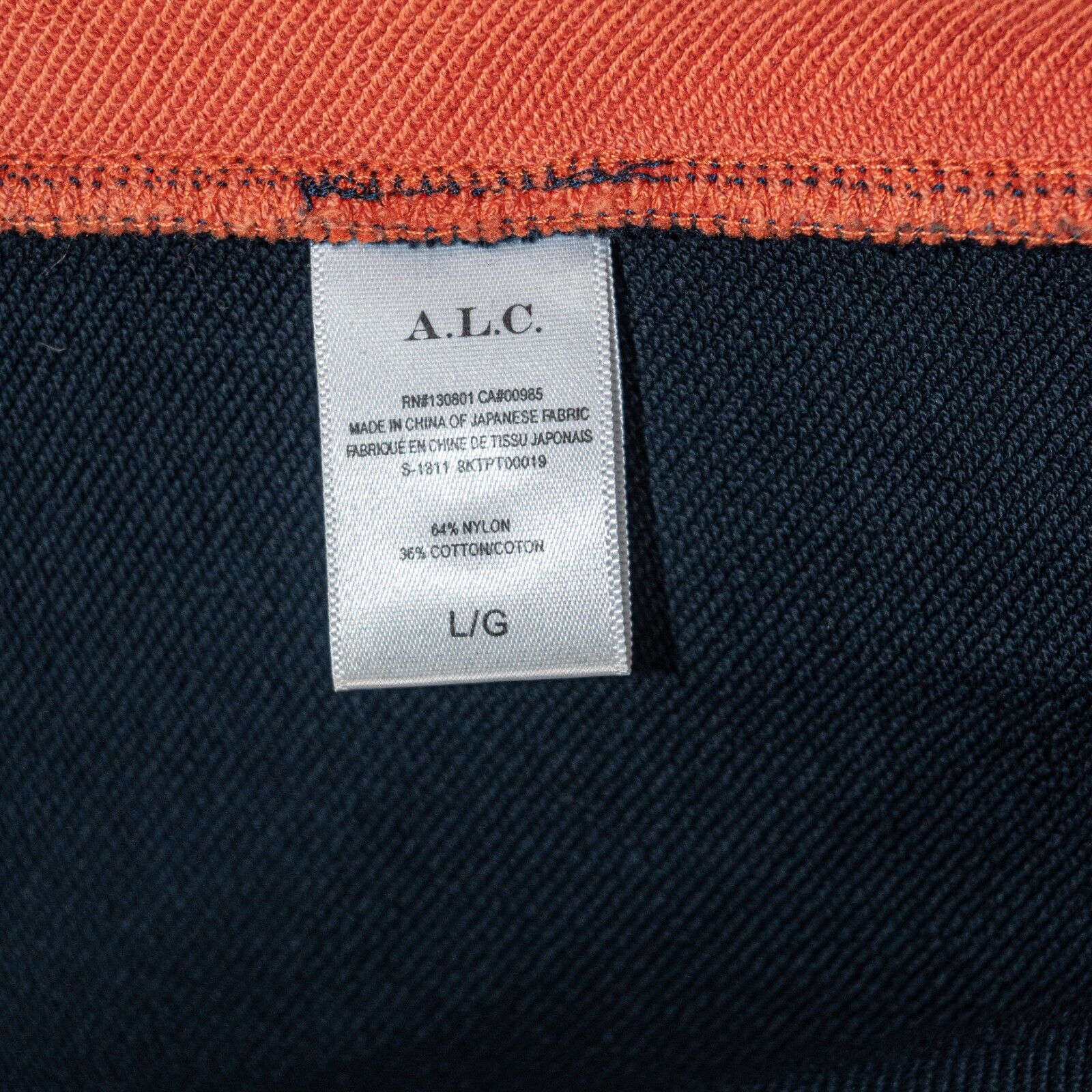 A.L.C. A.L.C. Cameron Track Pants in Navy and Orange Zippered Size 36" / US 14 / IT 50 - 7 Thumbnail