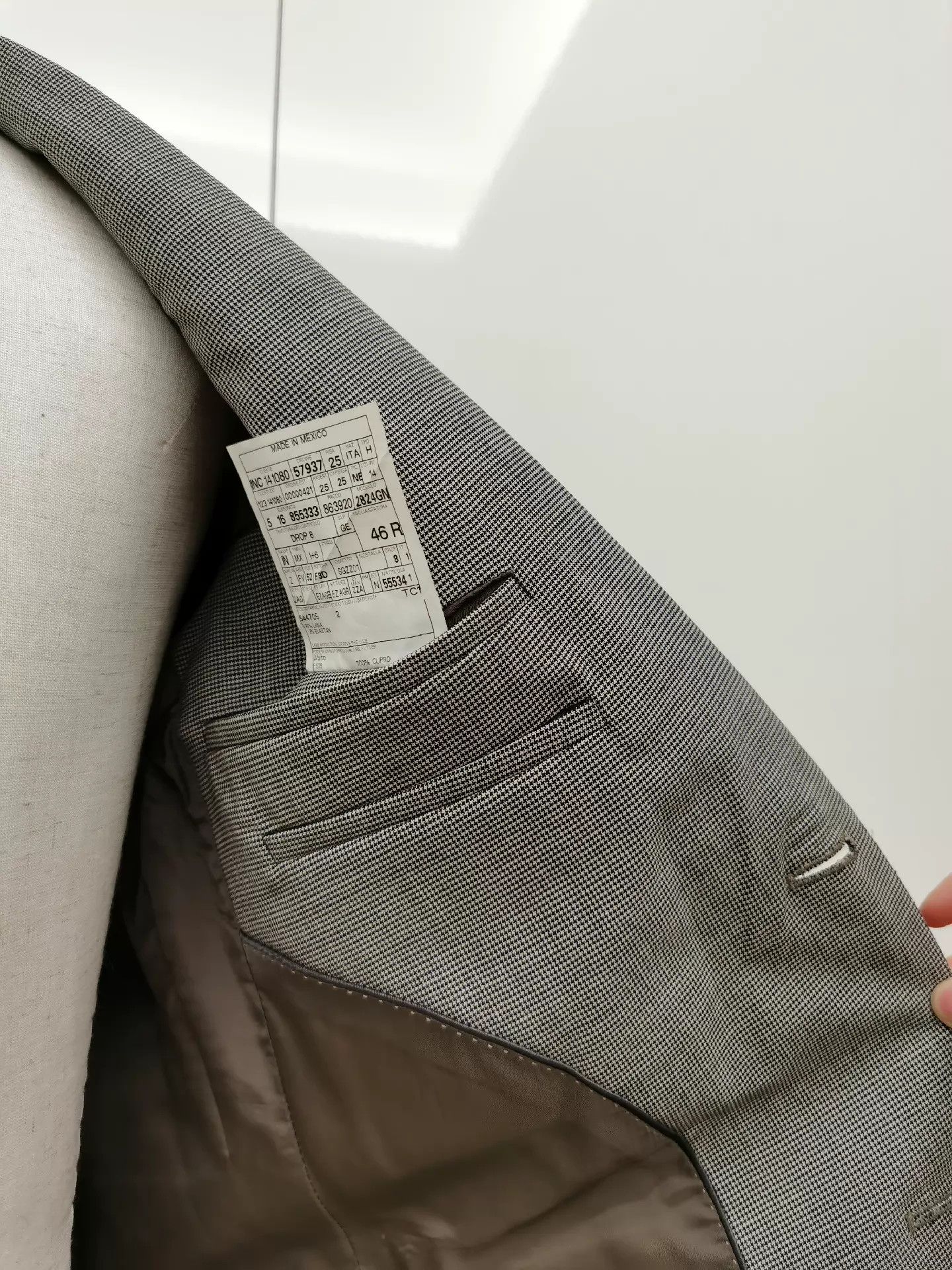 Z Zegna Z ZEGNA 46 Tailored Suit Men's Worn 1-2 Times Size 46R - 4 Thumbnail