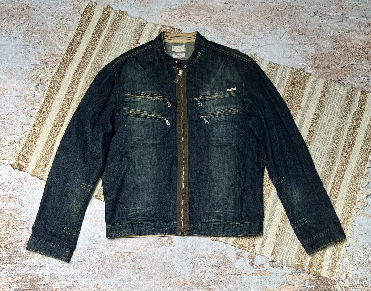 Firetrap × Japanese Brand Firetrap vintage racing denim zip jacket Size US L / EU 52-54 / 3 - 2 Thumbnail