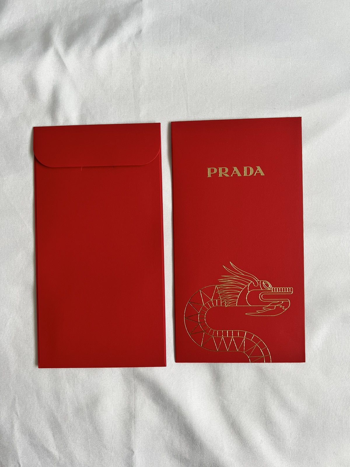 Prada PRADA year of Dragon 2024 Red Packet Box Set for nylon bag Size ONE SIZE - 4 Thumbnail