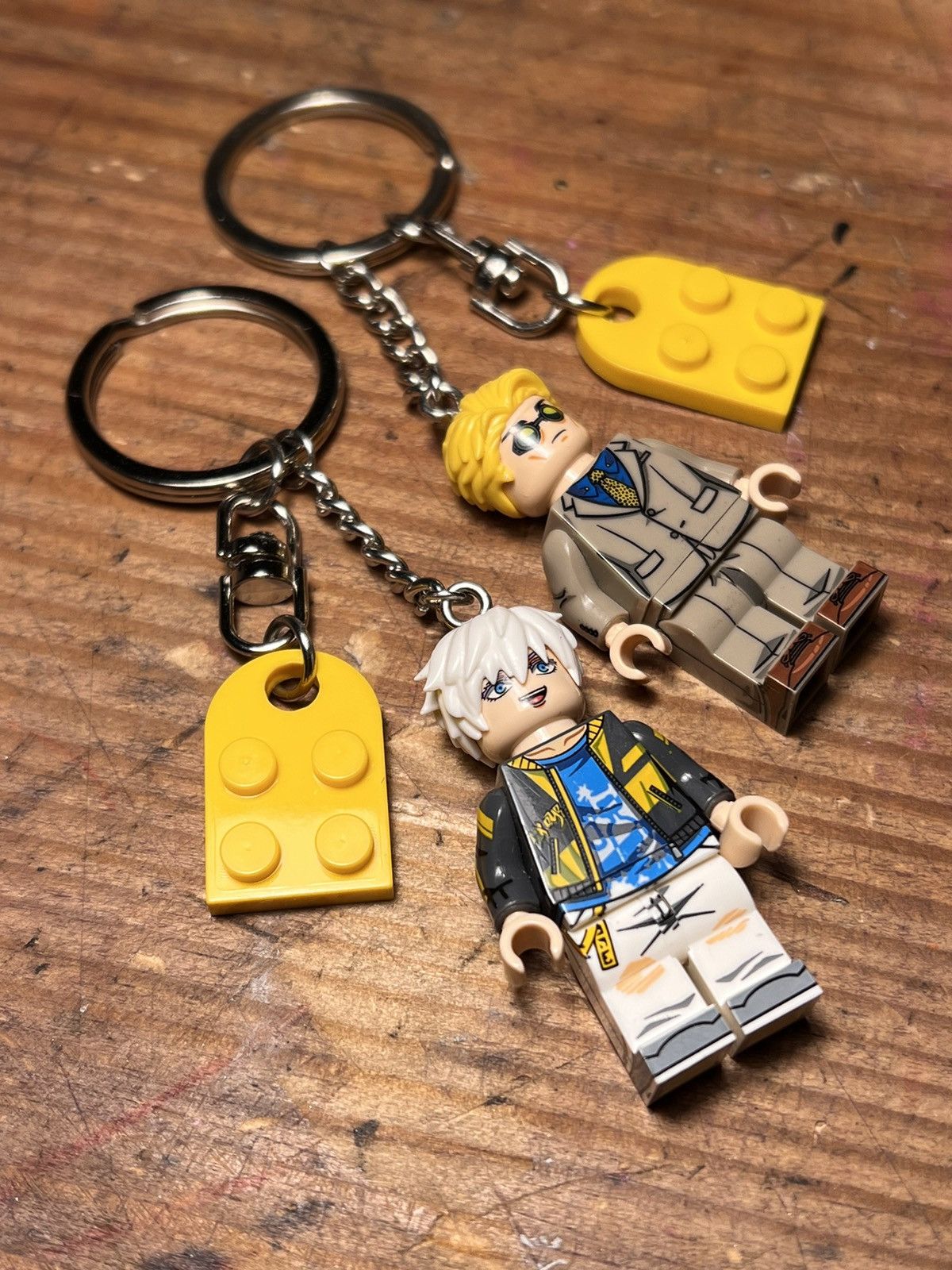 Anime Nanami gojo Jujutsu Kaisen anime minifigure keychain keyring Size ONE SIZE - 3 Thumbnail