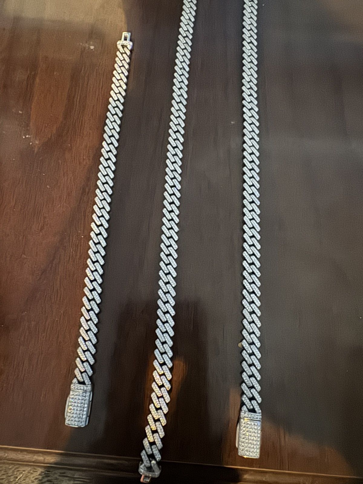 Other Moissanite cuban chain Size ONE SIZE - 5 Thumbnail