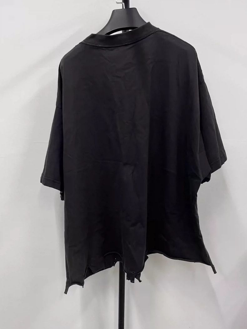 Balenciaga Balenciaga Monogram Logo Printed Crew Neck Pullover Short Size US XL / EU 56 / 4 - 2 Thumbnail