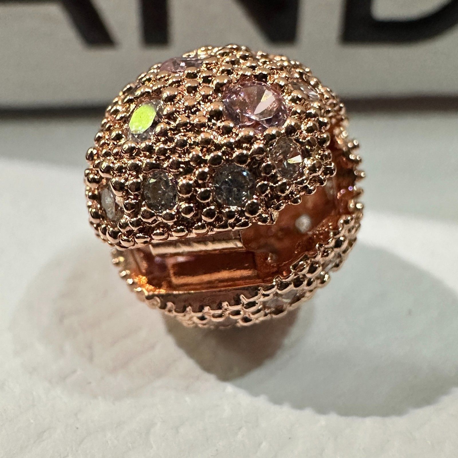 pandora Authentic PANDORA Sparkling Cosmic Stars CZ Bracelet Clip, R Size ONE SIZE - 4 Thumbnail