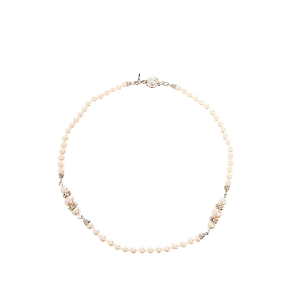 Alessandra Rich Alessandra Rich SILVER Necklaces Size ONE SIZE - 1 Thumbnail