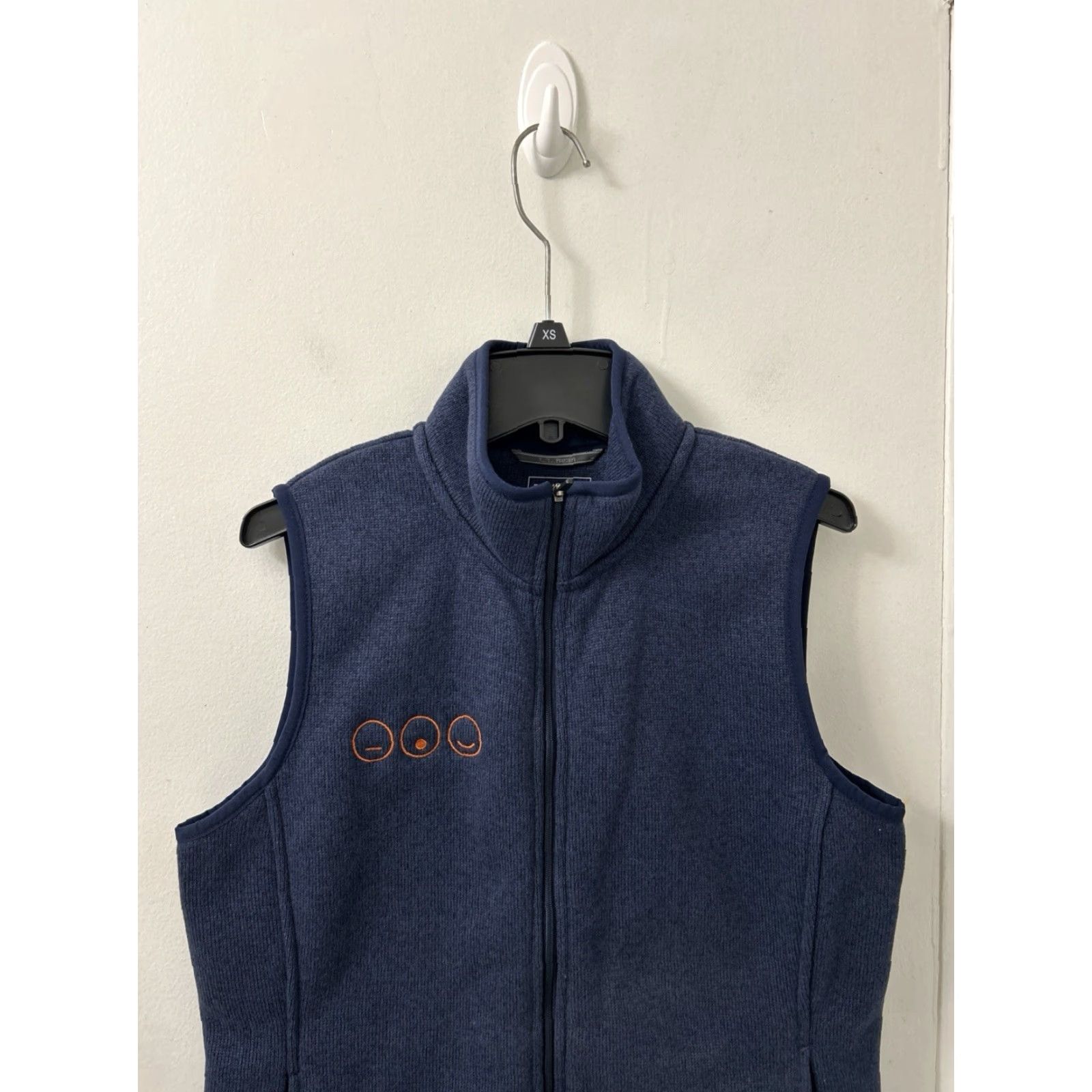 Vintage L.L. Bean Vest Womens Size S Navy Blue Full Zip Pockets Fleece Size S / US 4 / IT 40 - 2 Thumbnail