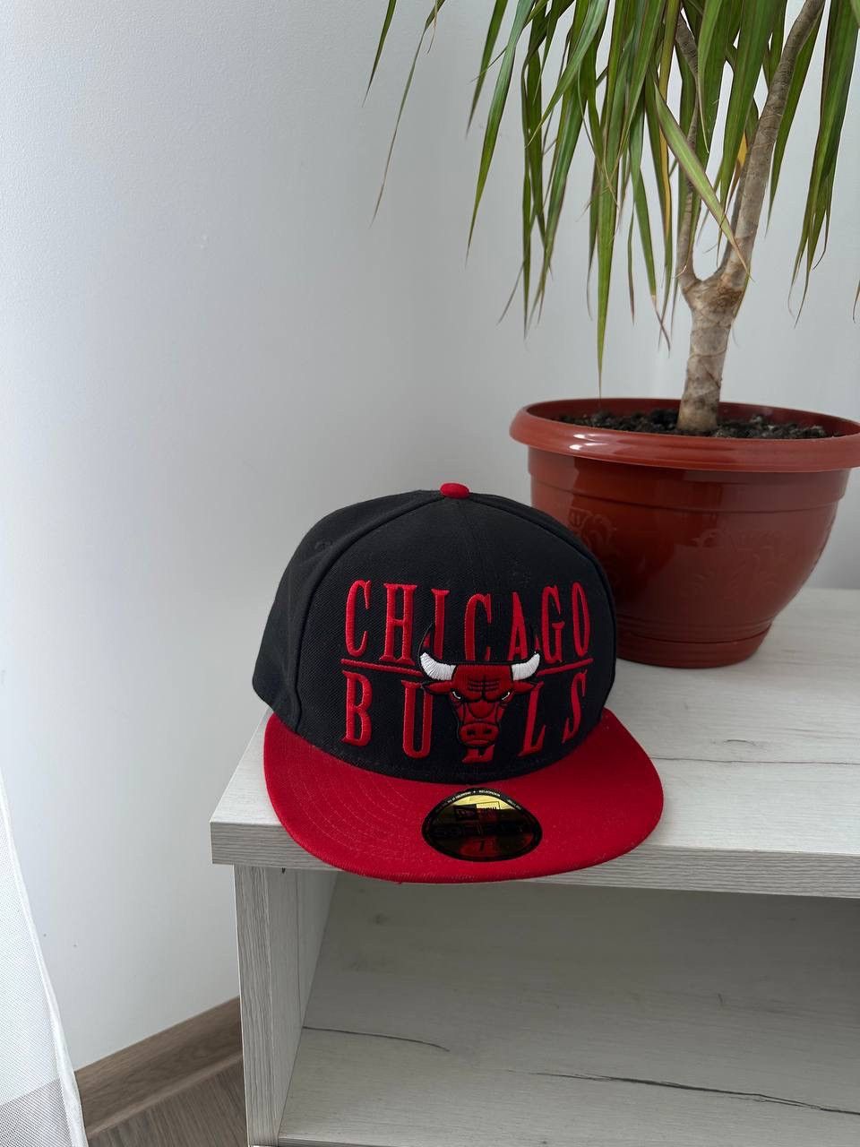 NBA × Vintage Vintage Chicago Bulls Red NBA Cap Size ONE SIZE - 4 Thumbnail