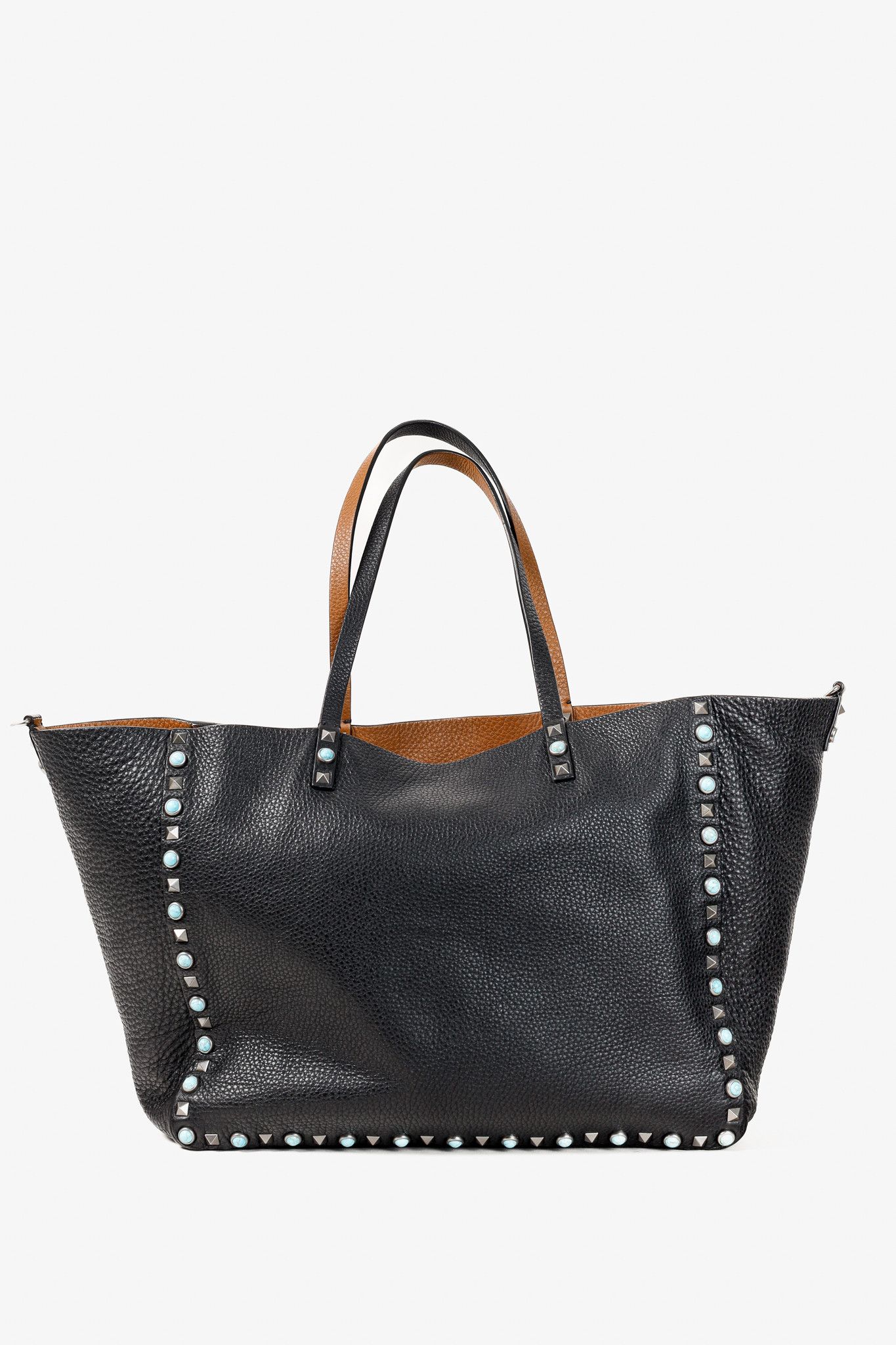 Valentino Valentino Garavani R/16 Reversible Studded Rockstud Tote Size ONE SIZE - 1 Thumbnail