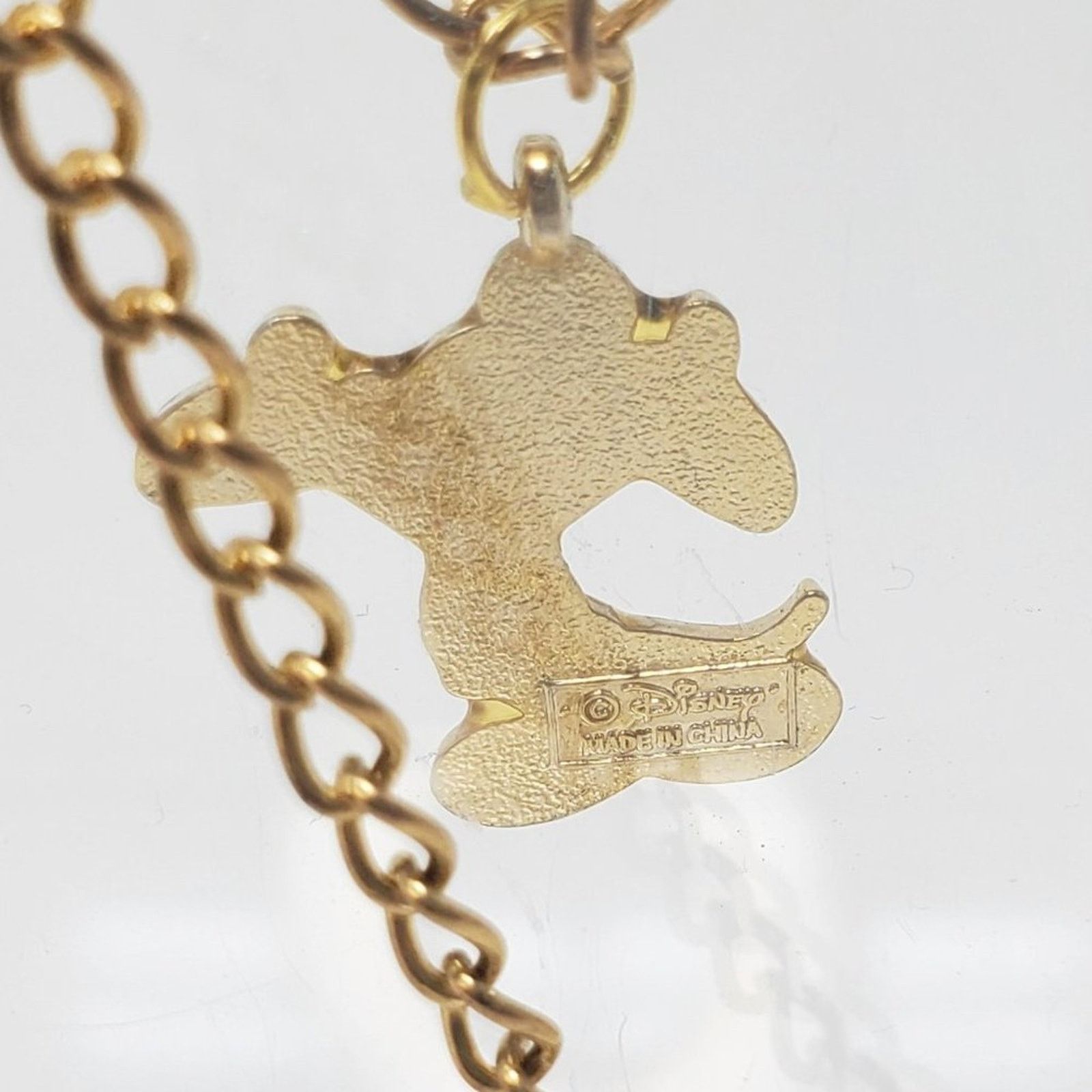 Disney Vintage Disney Mickey Mouse Arms Up Enamel Necklace Size ONE SIZE - 4 Thumbnail