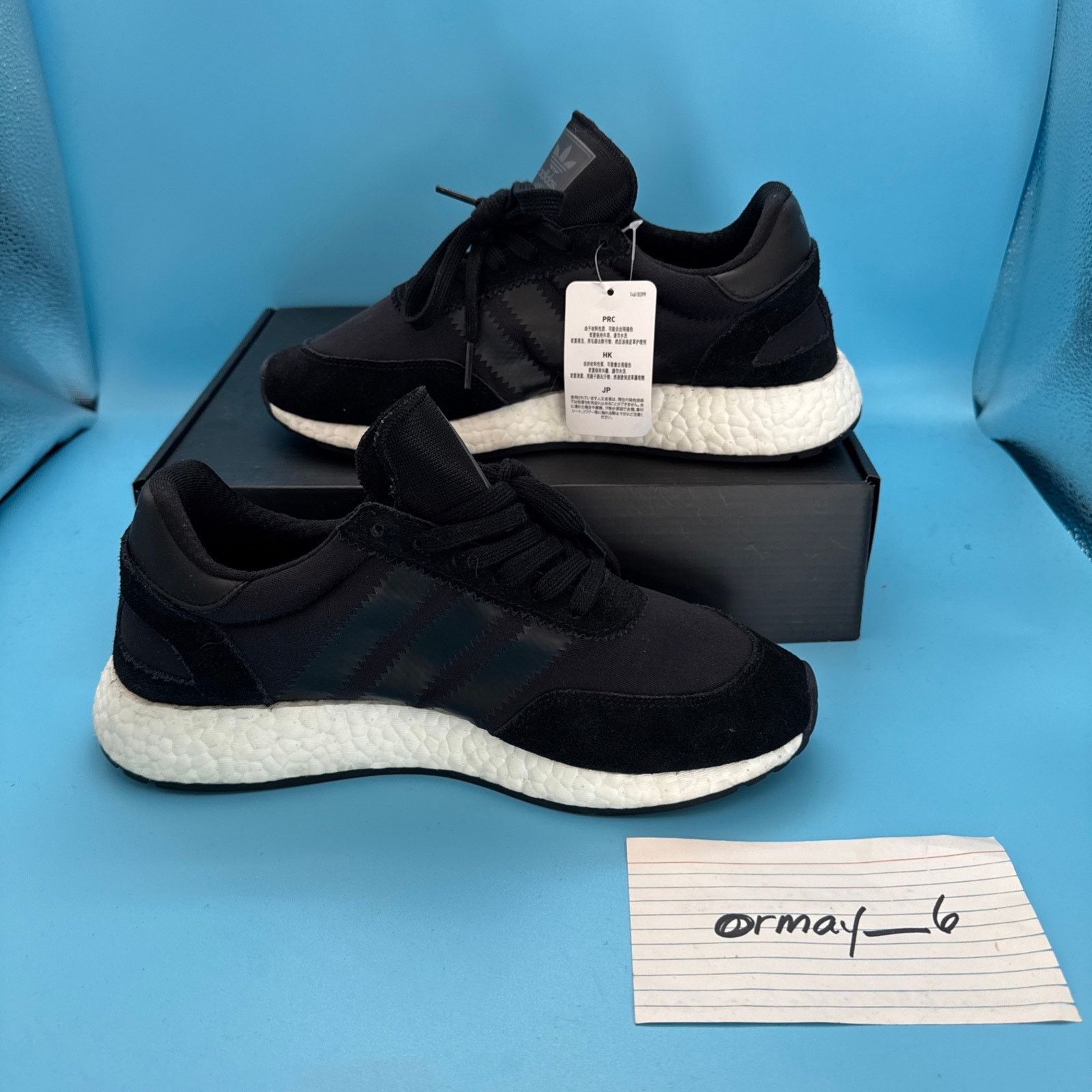 Adidas adidas Iniki Runner Core Black m8 w9.5 Size US 8 / EU 41 - 2 Thumbnail