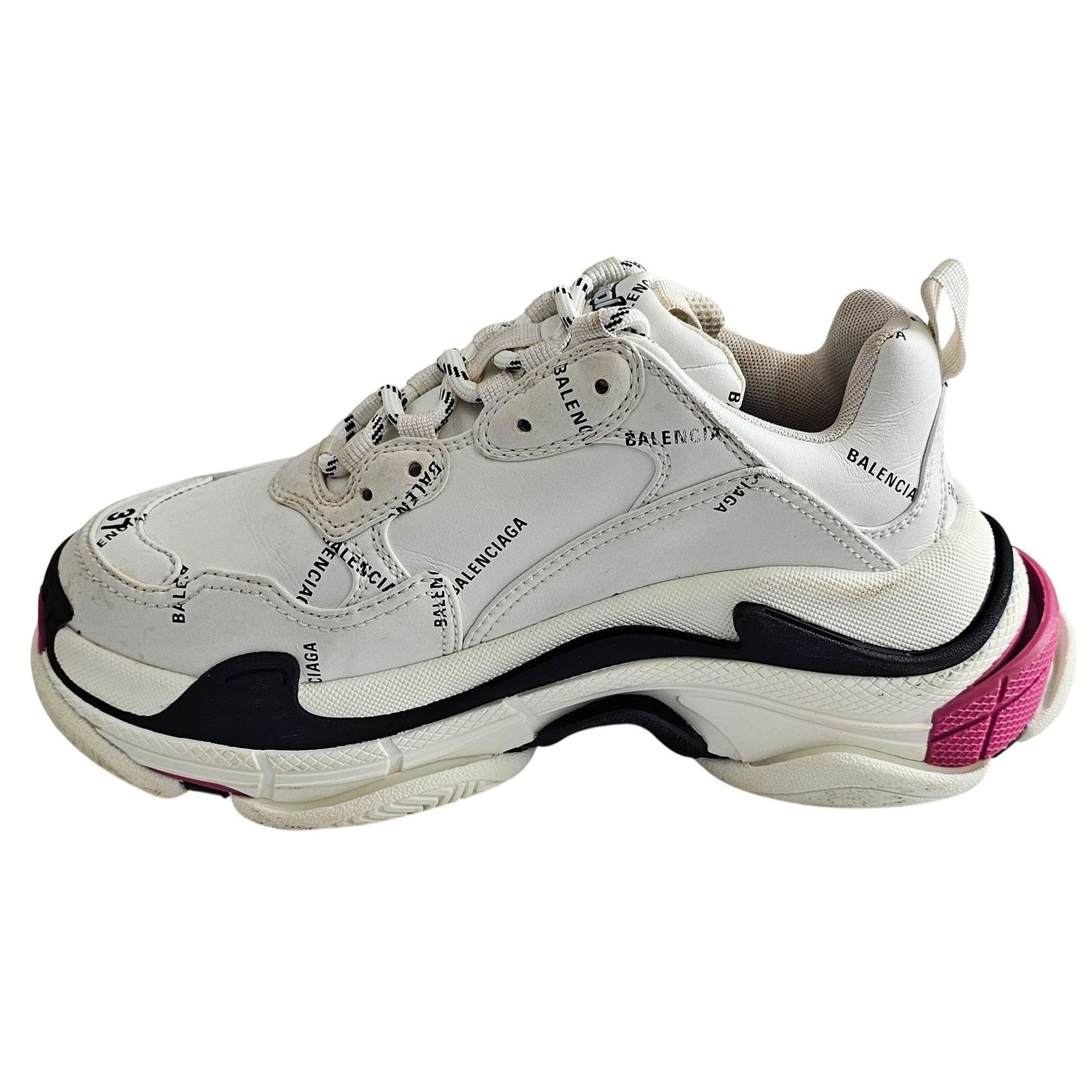 Balenciaga Balenciaga Triple S sneakers in white and black Size US 7 / IT 37 - 2 Thumbnail