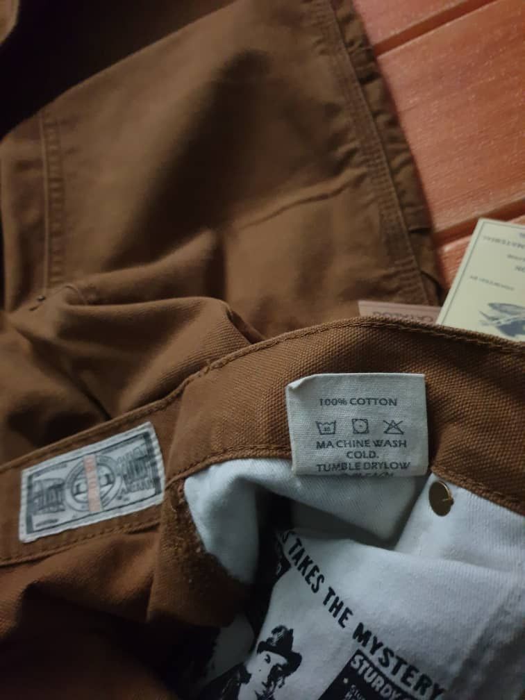 Japanese Brand Double knee khakis workwear carpenter pant Size US 31 - 3 Thumbnail