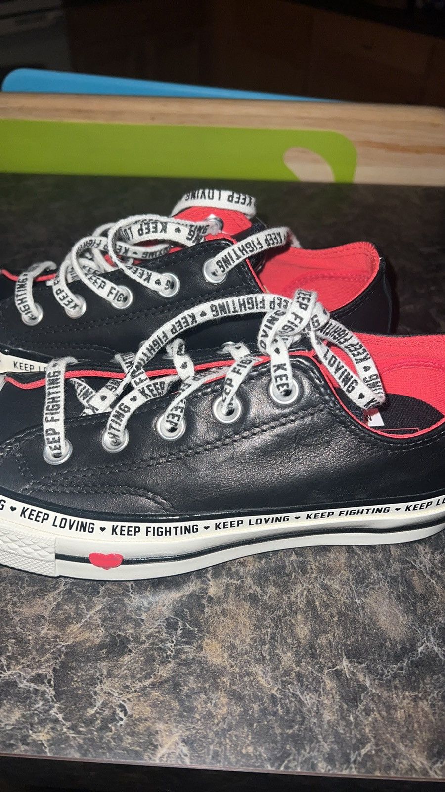 Converse VERY RARE Converse KeepFightingKeepLoving Women’s 5.5 Size US 5.5 / IT 35.5 - 4 Thumbnail