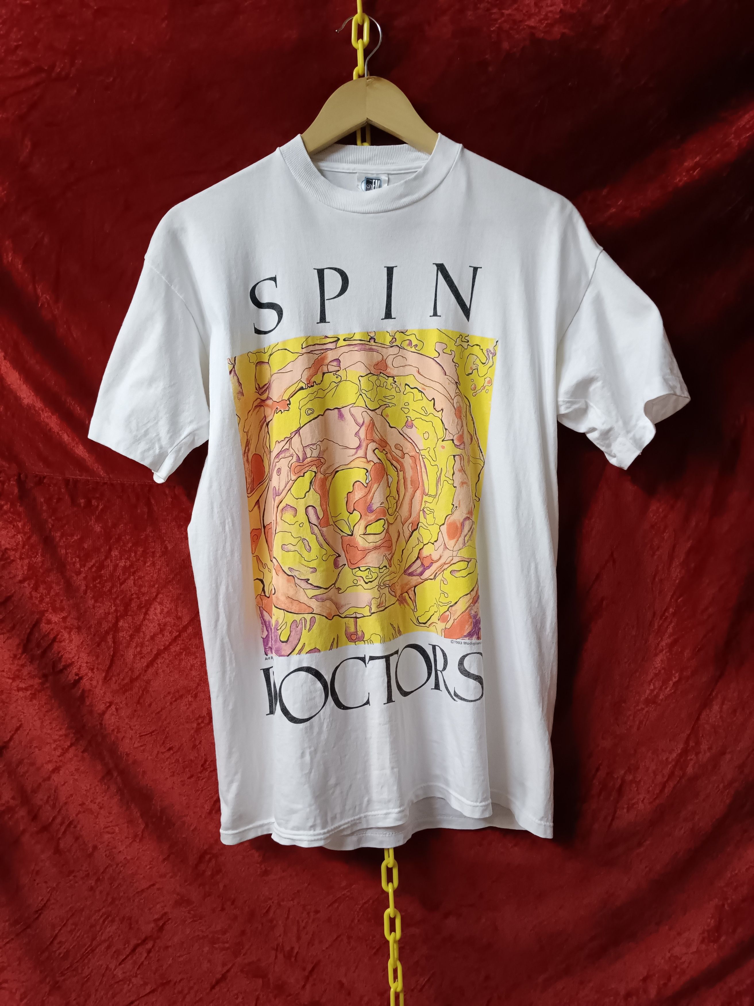 Band Tees 90s American Band Spin Doctors Art Design Tour Tee Size US L / EU 52-54 / 3 - 21 Thumbnail