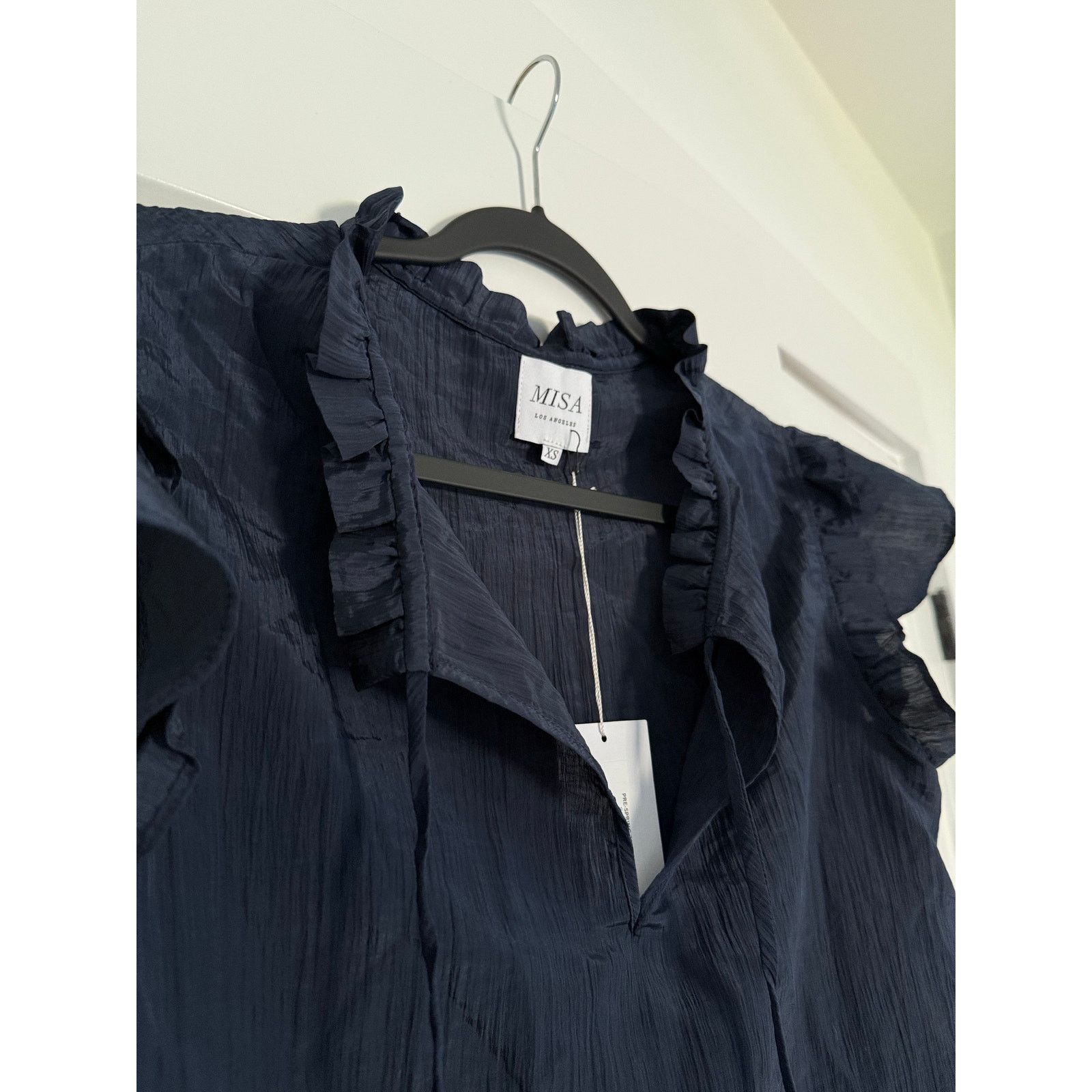 MISA Los Angeles $220 NEW Misa LA Basia Top - Midnight Navy - XS Size XS / US 0-2 / IT 36-38 - 6 Thumbnail
