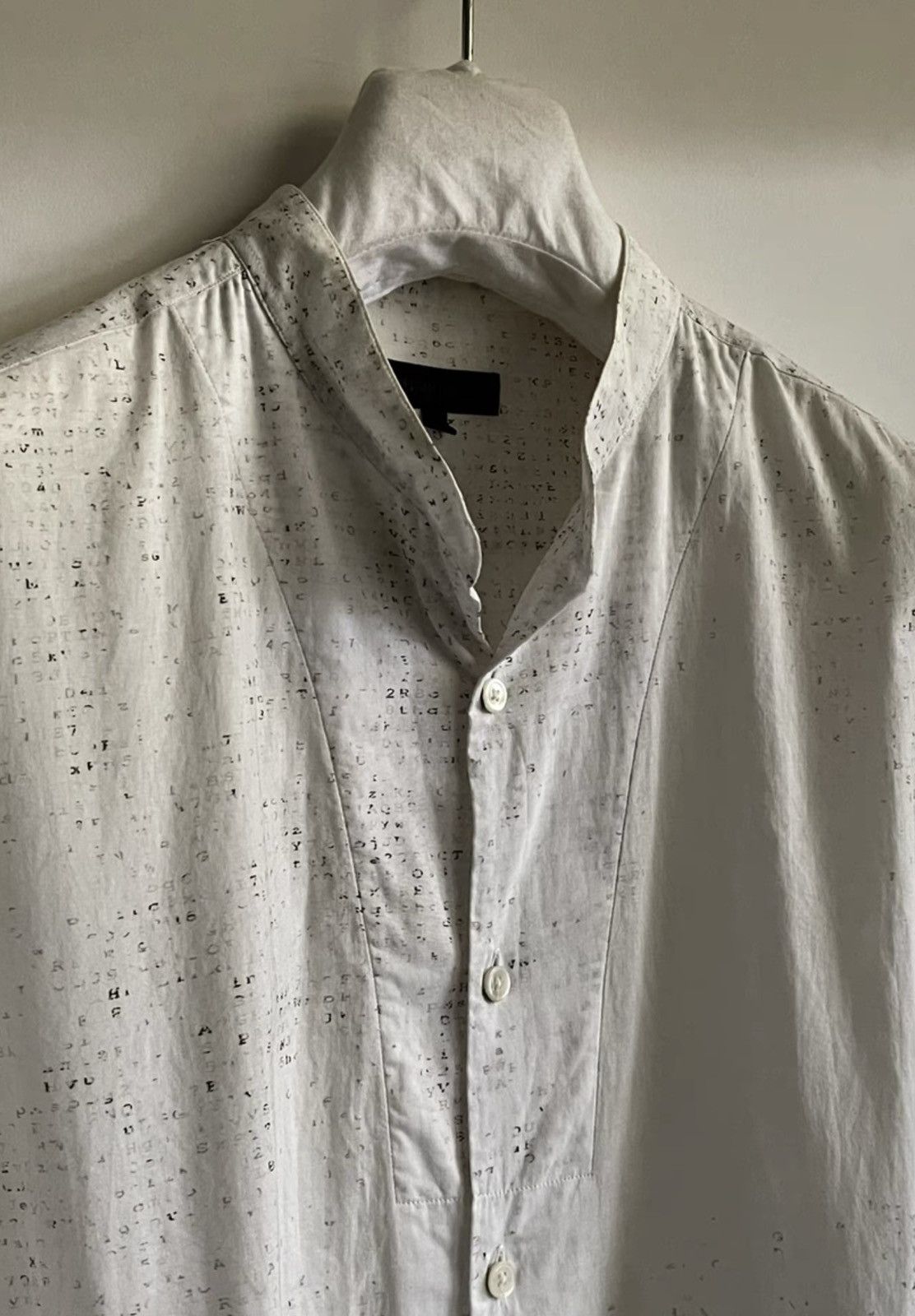 Ann Demeulemeester Ann Demeulemeester｜Matrix Code Shirt Size US M / EU 48-50 / 2 - 4 Thumbnail