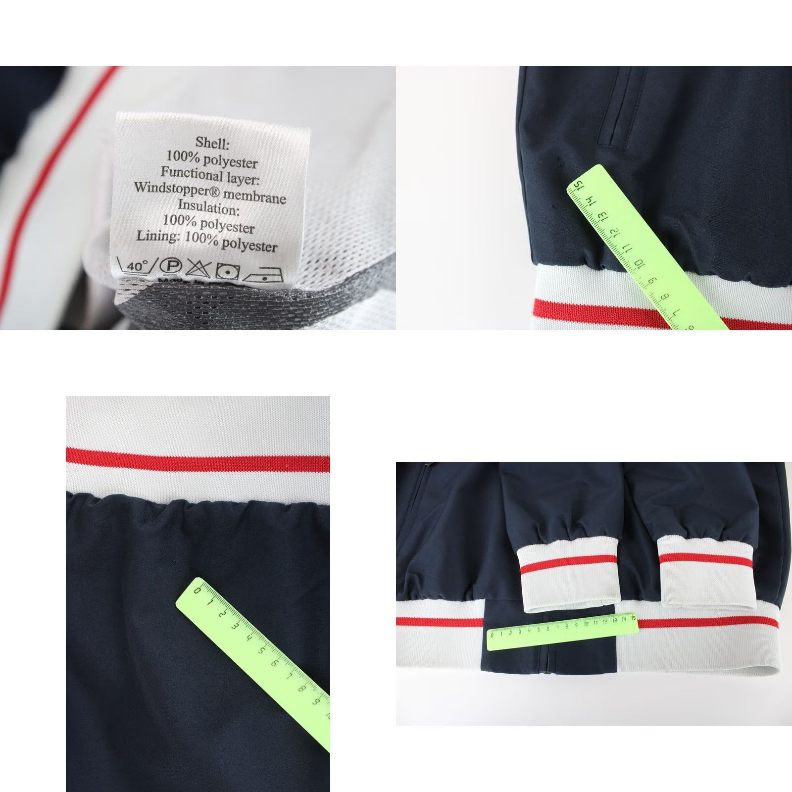 Vintage Sail Racing Jacket Mens L The Ocean Men Full Zip Lined Lightweight Blue Size US L / EU 52-54 / 3 - 8 Thumbnail