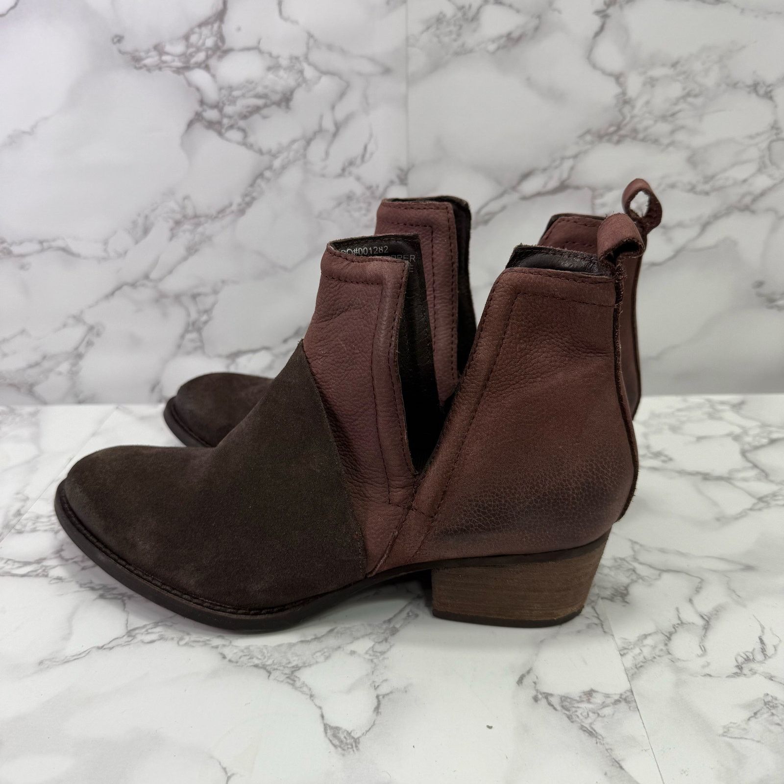 Other Journee Women's Leather Boots sz 8 Cut Out Ankle #M125 Size US 8 / IT 38 - 6 Thumbnail