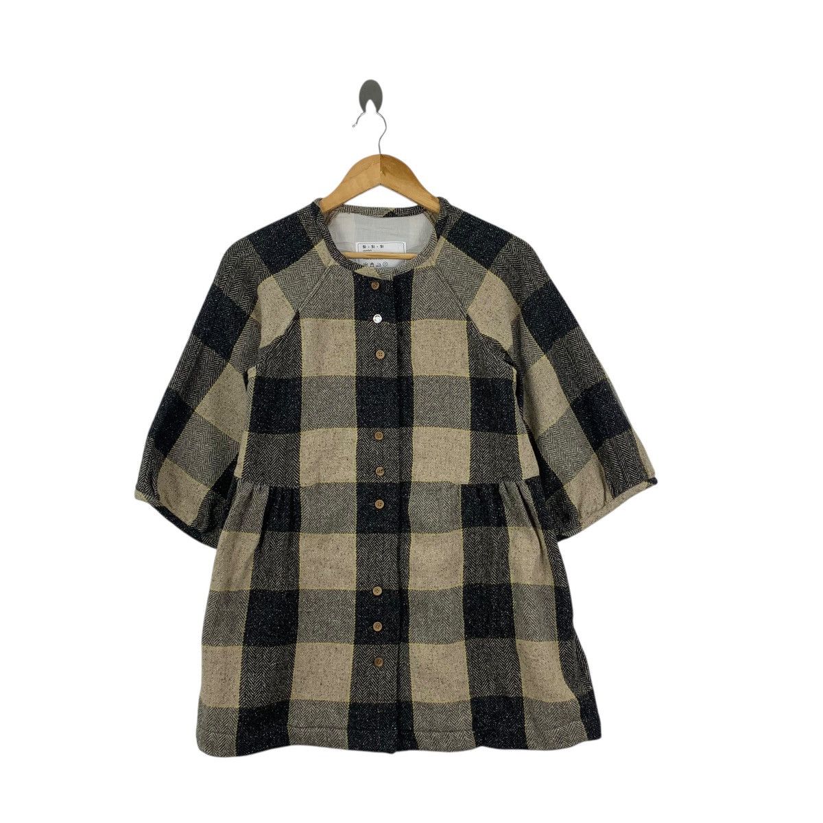 Other SI HIRAIN CHINOIS Japan Planning Studio Blouse Tartan Size M / US 6-8 / IT 42-44 - 3 Thumbnail
